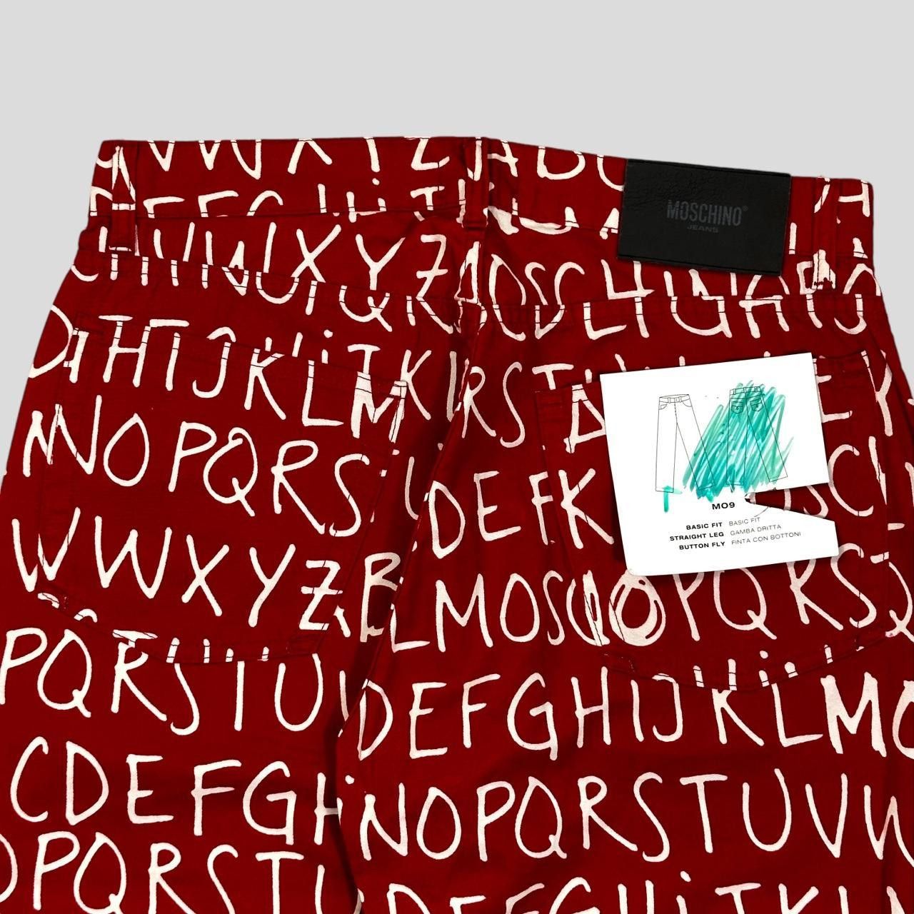 Moschino Moschino Jeans 00’s ABC Set Red - W32 & XXL Size US XL / EU 56 / 4 - 5 Thumbnail