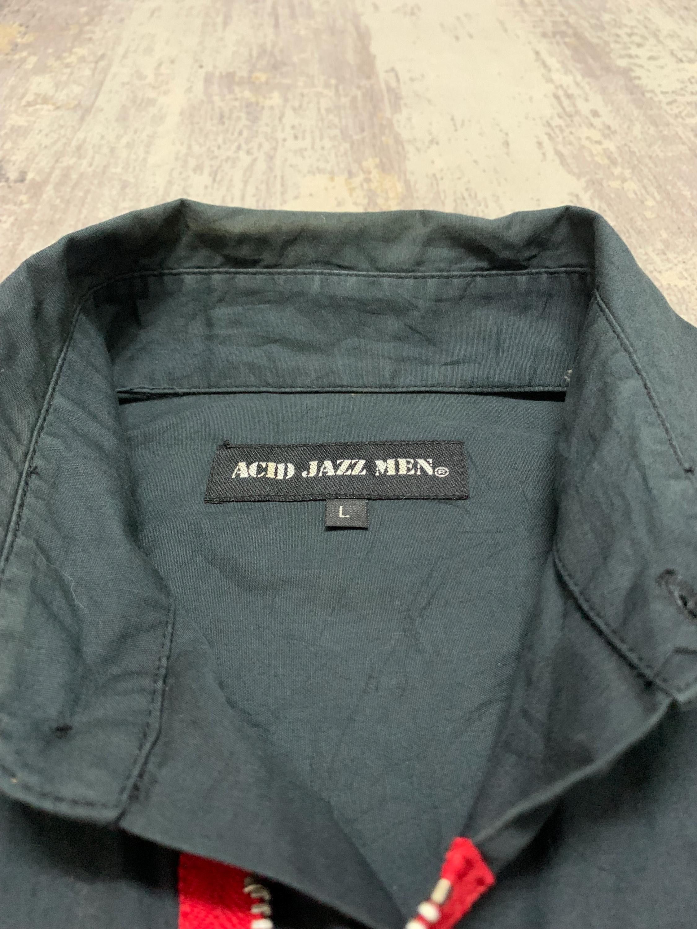 Japanese Brand Vintage Acid Jazz Men Bondage Shirt Harajuku Punk Goth Style Size US L / EU 52-54 / 3 - 7 Thumbnail