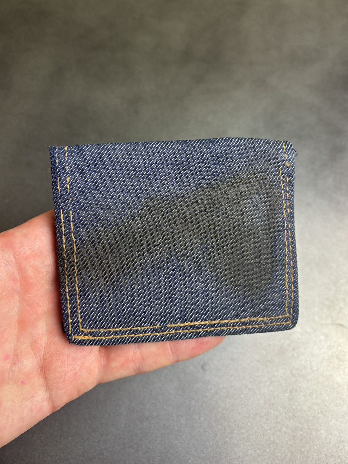 Levi's 1970s Levi's Orange Tab Denim Wallet 70s Vintage Levis Jeans Size ONE SIZE - 7 Thumbnail
