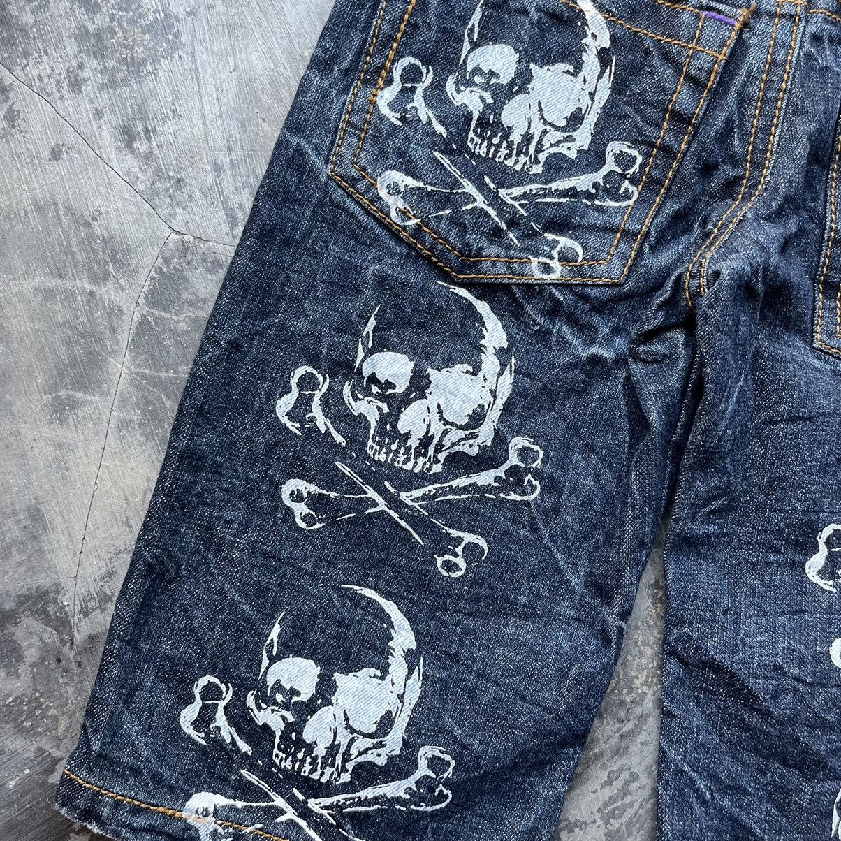 Hysteric Glamour Batsu studio punk rock star skull short pants Size US 29 - 13 Thumbnail
