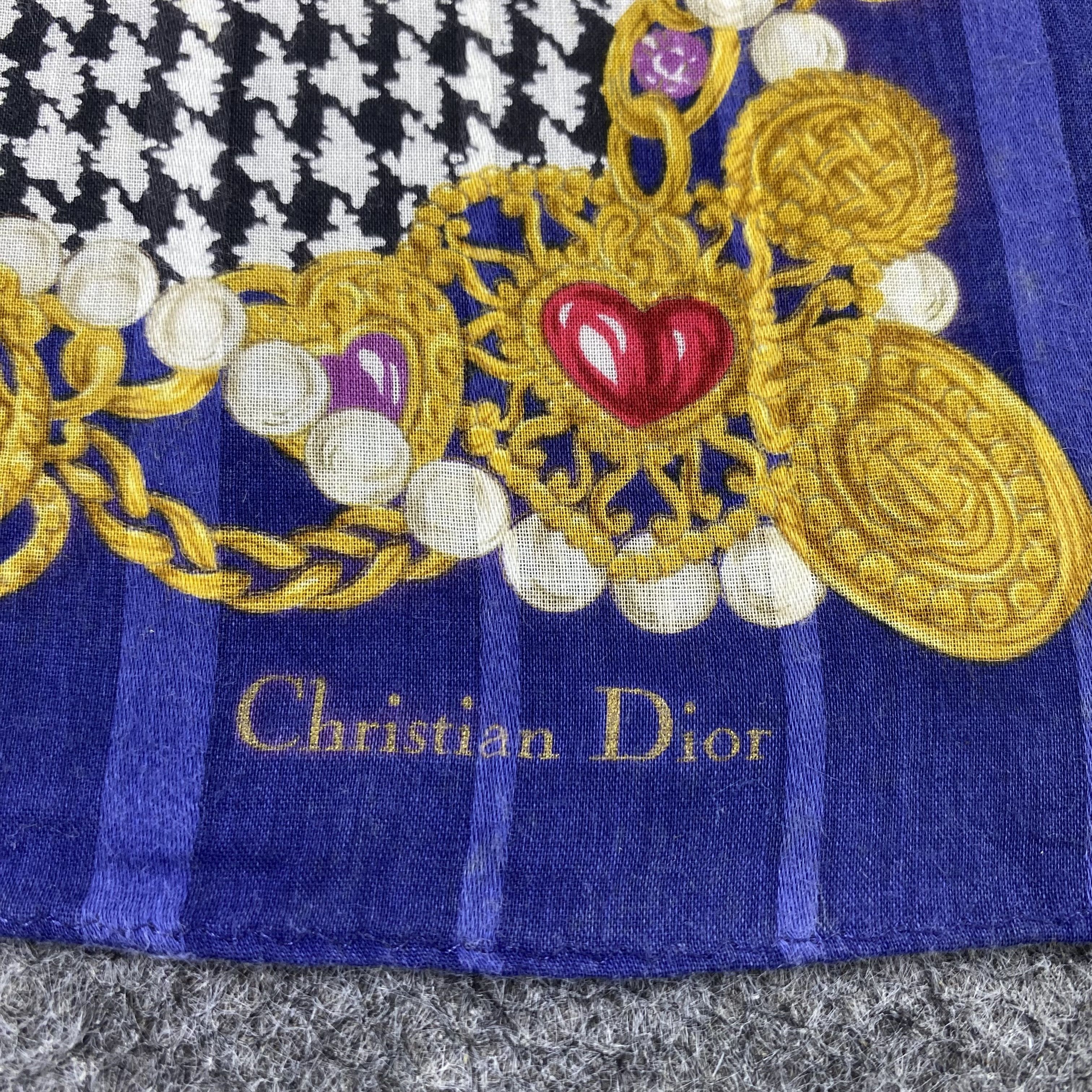 Vintage Christian Dior Handkerchief Neckerchief Bandana-B1858 Size ONE SIZE - 7 Thumbnail