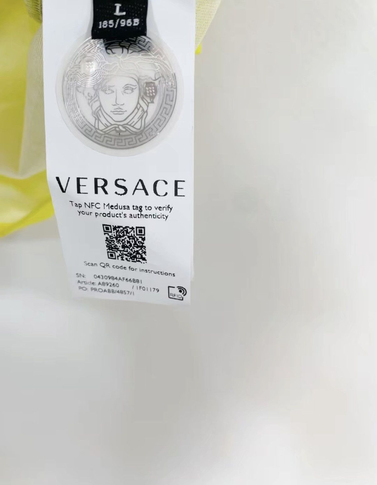 Versace VERSACE 100% Cotton Short Sleeve T-shirt J30 Size US L / EU 52-54 / 3 - 6 Thumbnail
