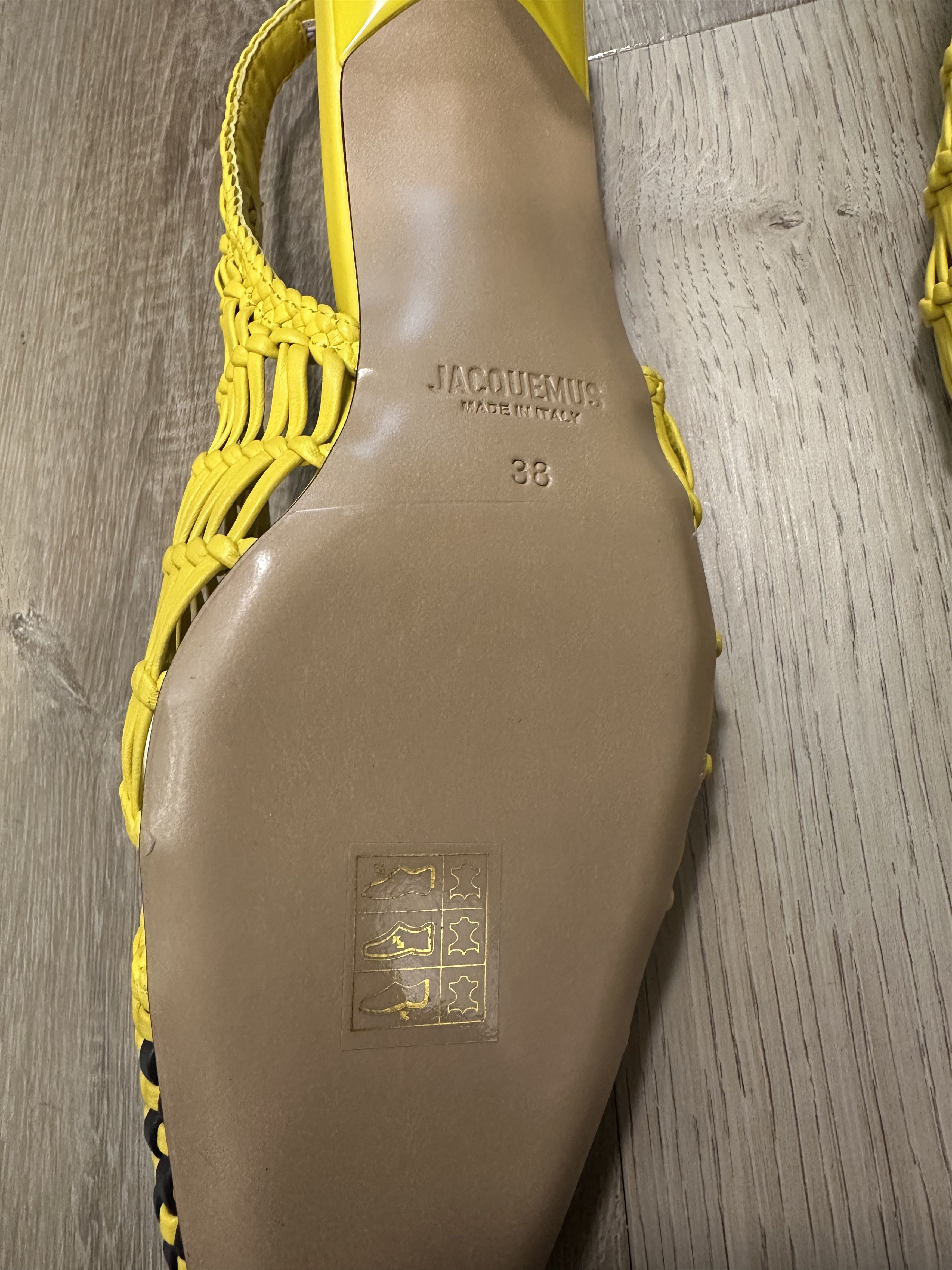 Jacquemus Yellow La Croisière 'The low Cubisto Banane' Heels Size US 8 / IT 38 - 4 Thumbnail
