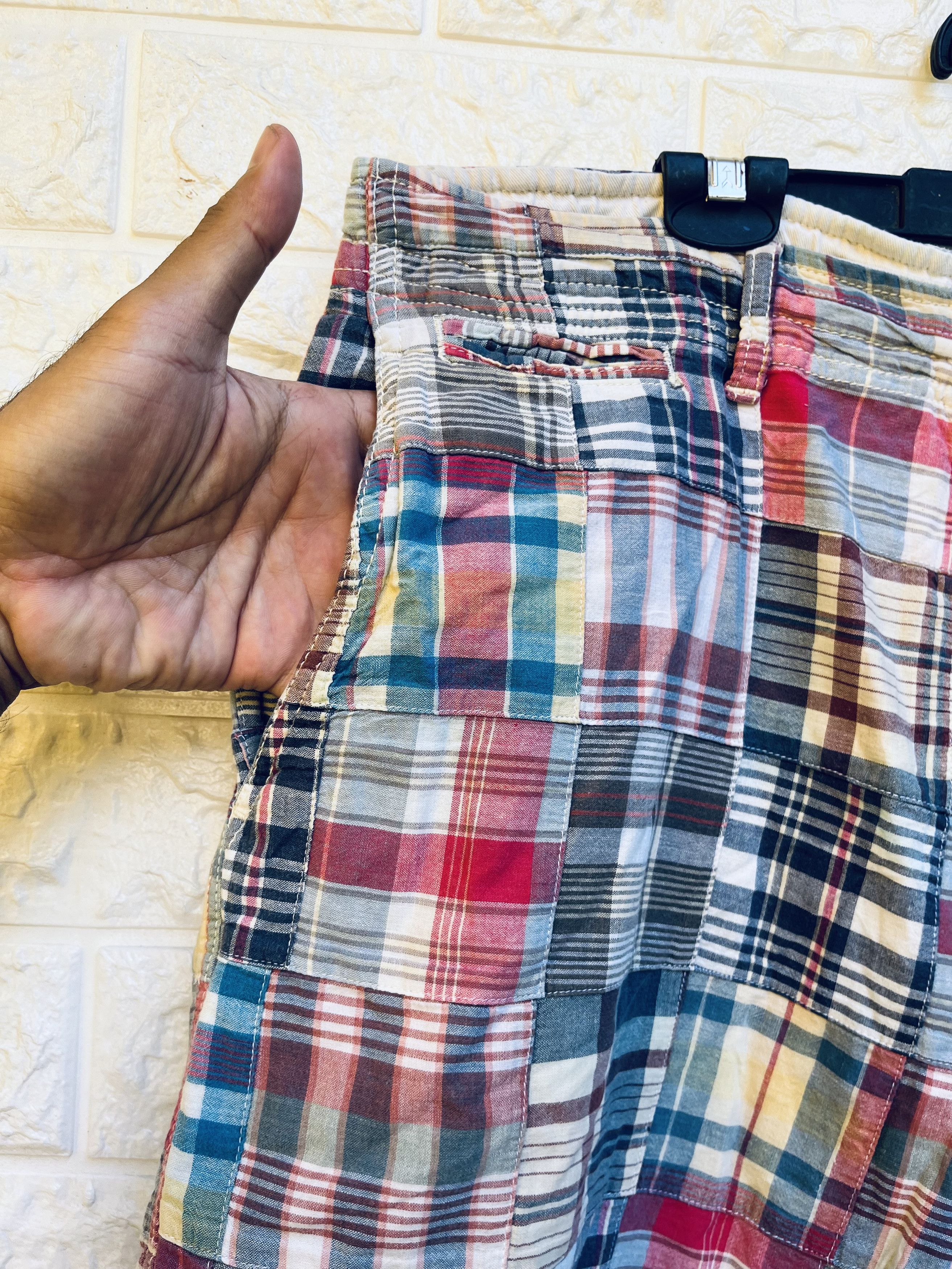 Japanese Brand × Vintage Vintage Back Number Patchwork Hip Hop Streetwear Style Size US 34 / EU 50 - 5 Thumbnail