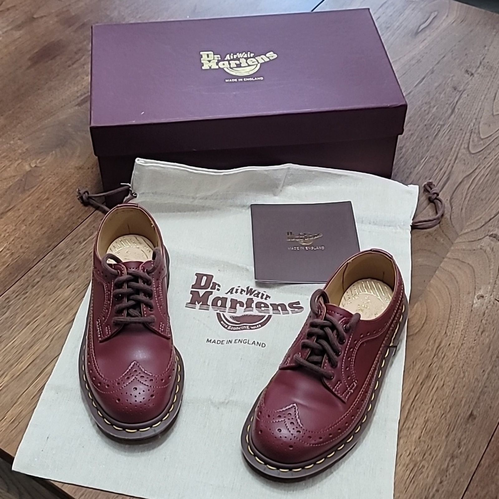Dr. Martens NIB Dr. Martens Vintage 3989 Oxblood Oxfords Size US 5 / IT 35 - 9 Thumbnail