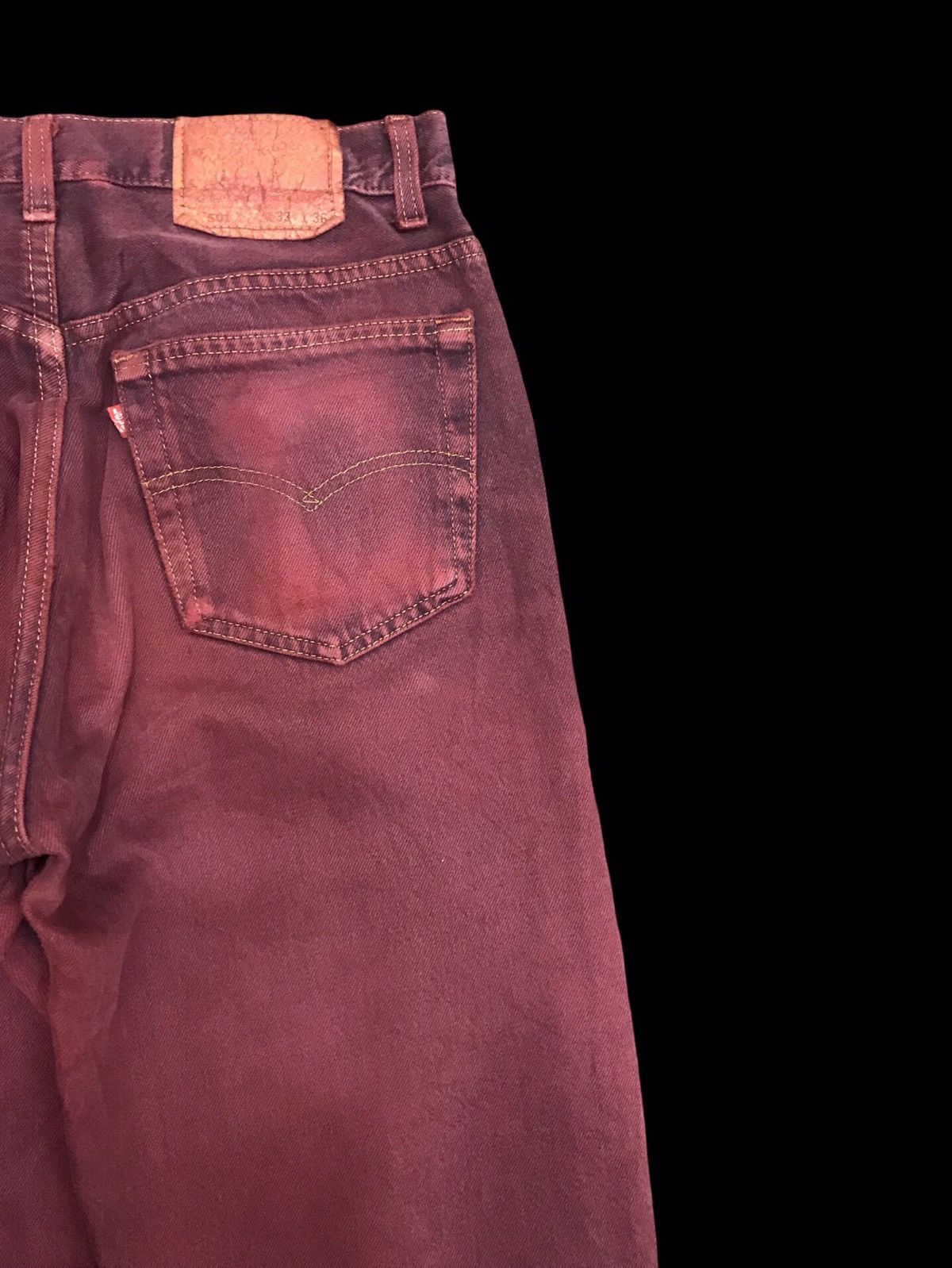 Levi's × Vintage 💥90s STYLE💥Vintage Levis 501 Original Distrssed Denim F113 Size US 30 / EU 46 - 9 Thumbnail