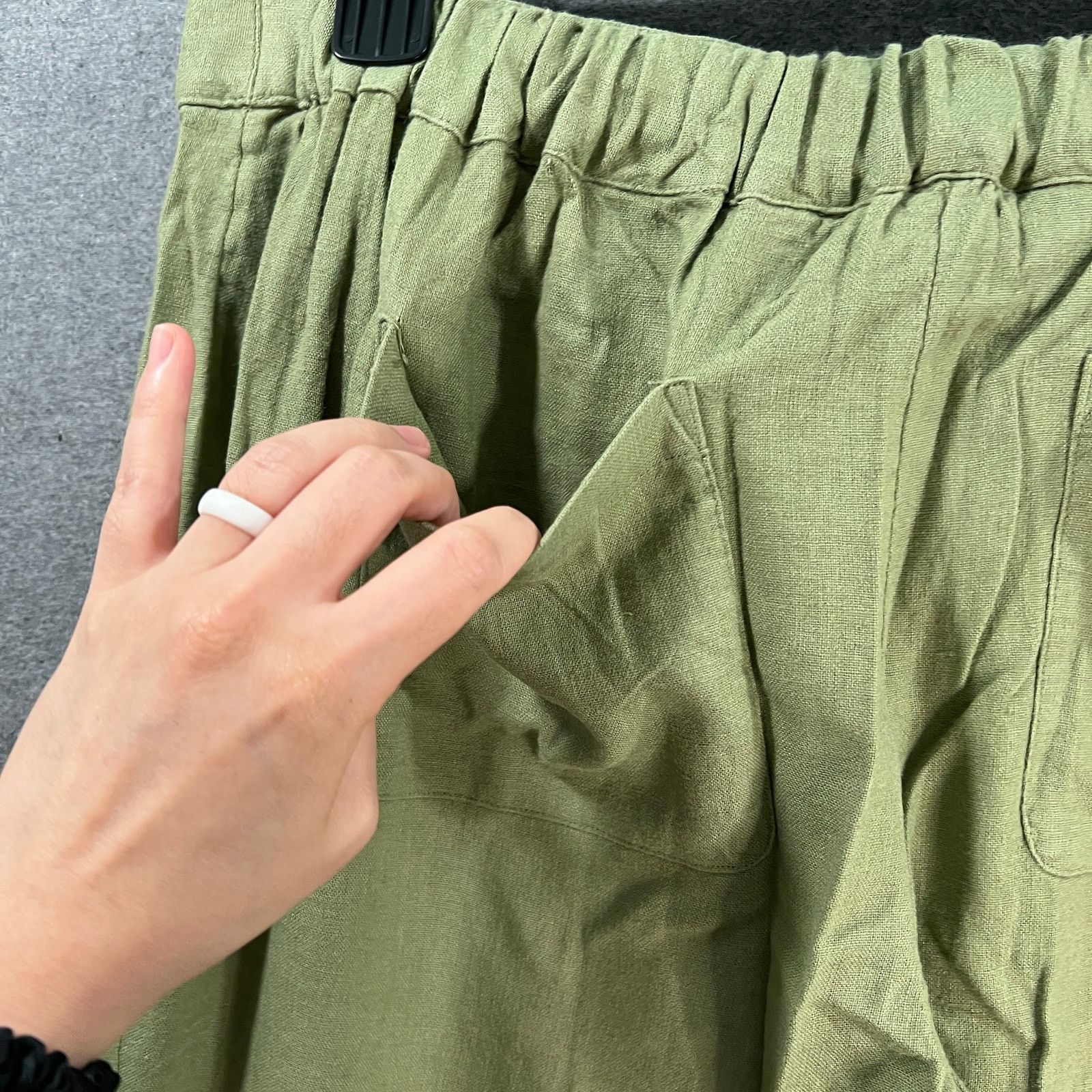Other Isaac Mizrahi Live! Regular Bridgehampton Linen Blend P Size 34" / US 12 / IT 48 - 8 Thumbnail