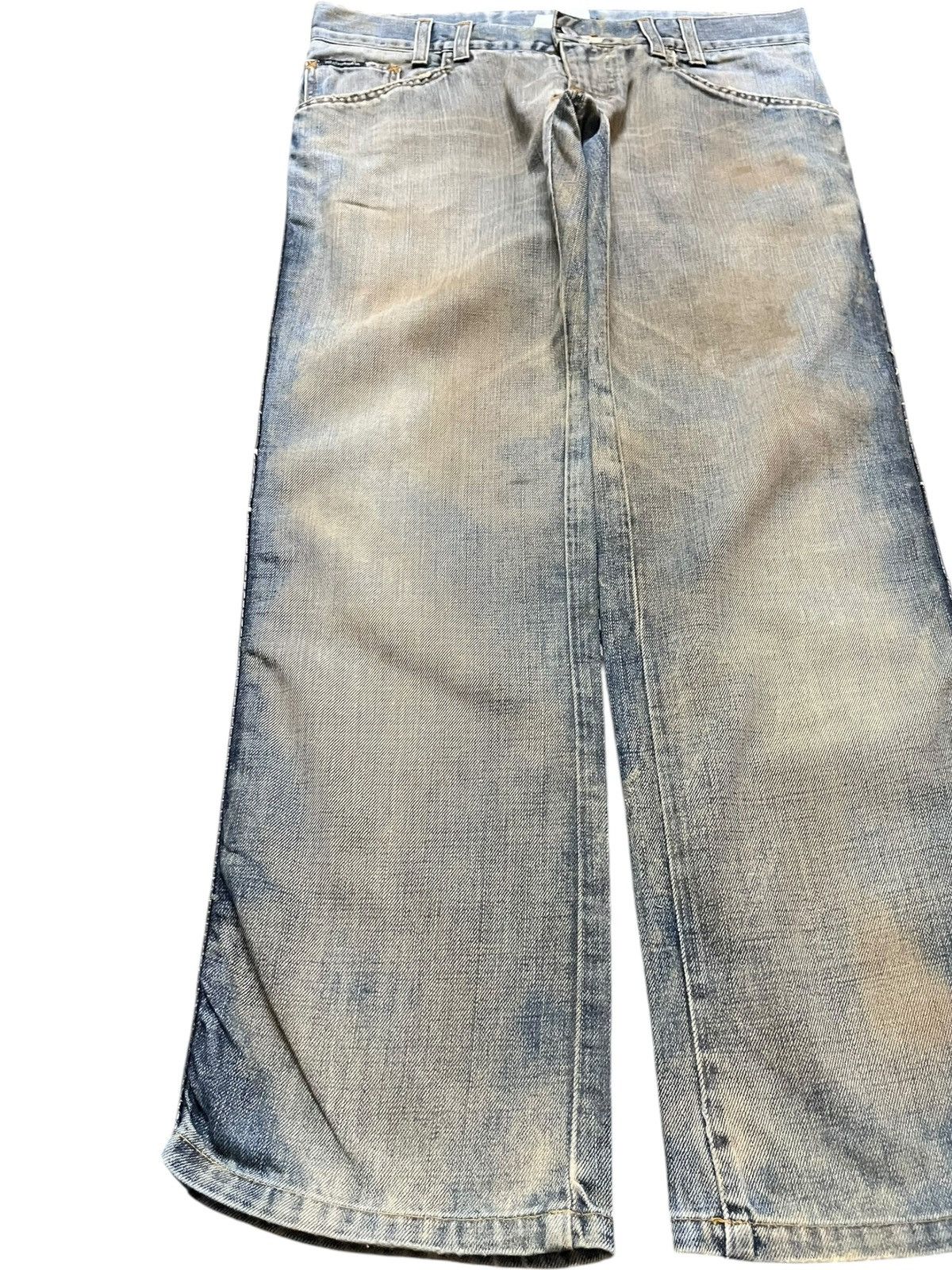 Vintage Dolce&Gabbana Mudwash Straight Leg Denim
