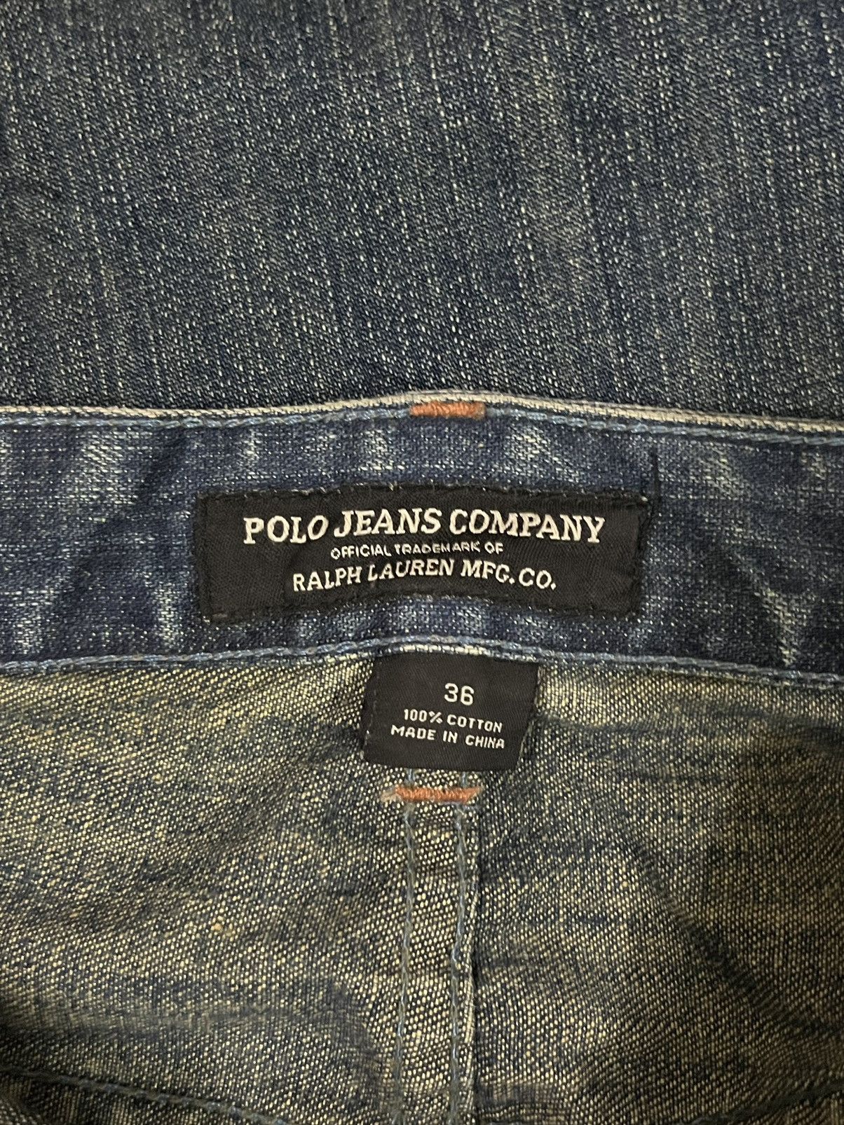 Polo Ralph Lauren Polo Jeans Ralph Lauren Mud Washed Straight Cut Jeans Size US 36 / EU 52 - 13 Thumbnail