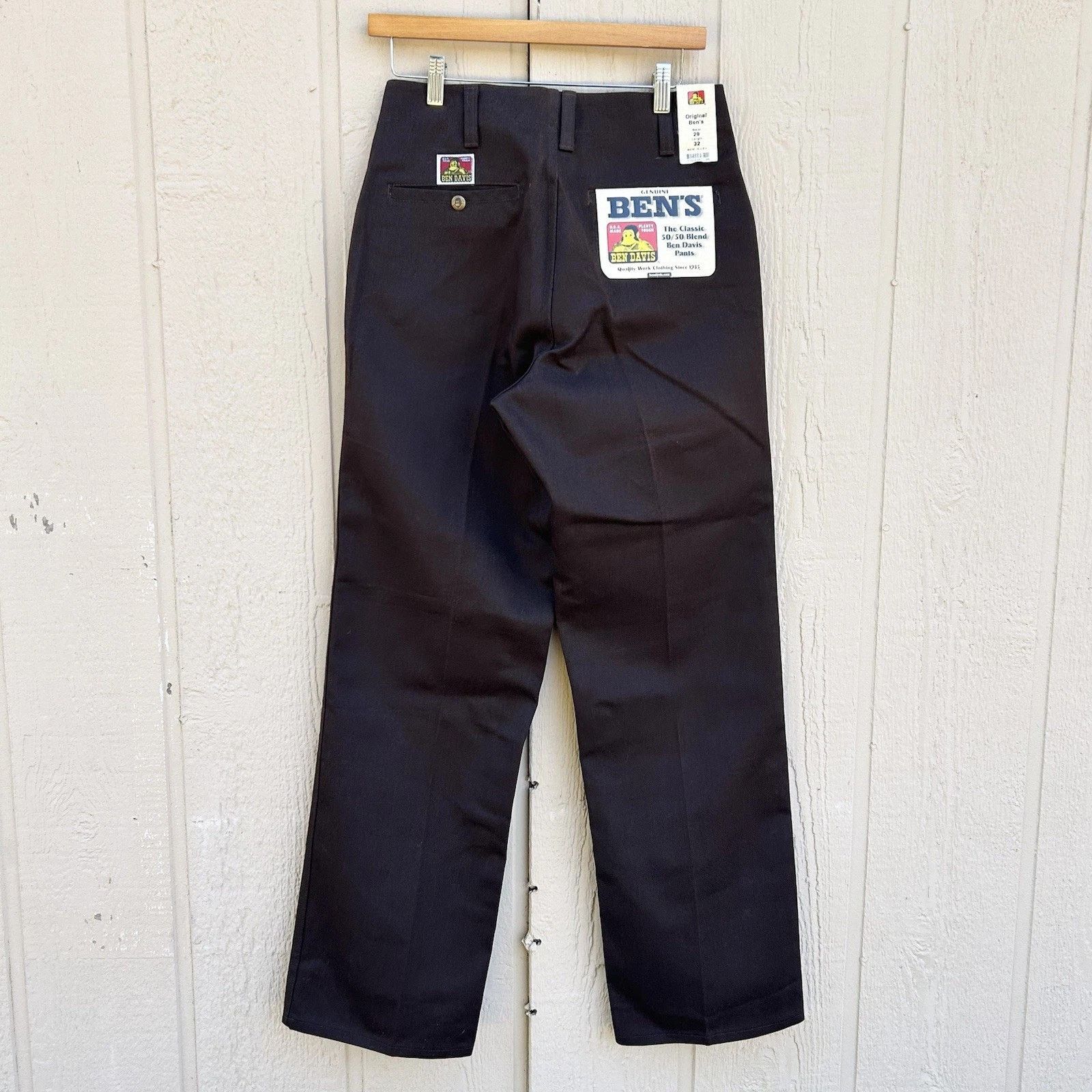 Ben Davis Ben Davis- Classic Work Pants Brown Mens 29x32 USA Made Size US 29 - 2 Thumbnail