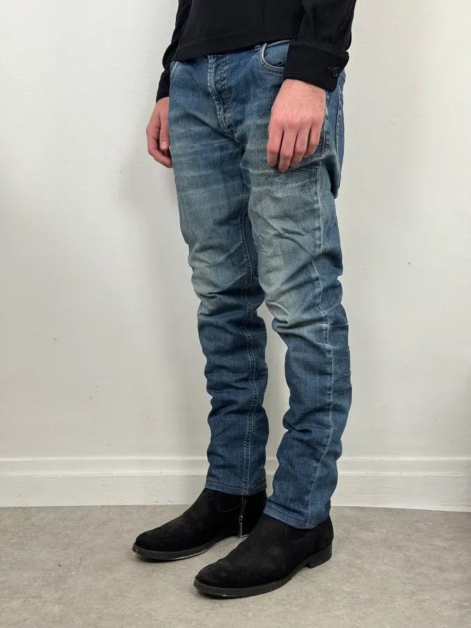 Prada AW2008 Prada Blue Faded Tight Fit Denim Jeans Size US 32 / EU 48 - 3 Thumbnail