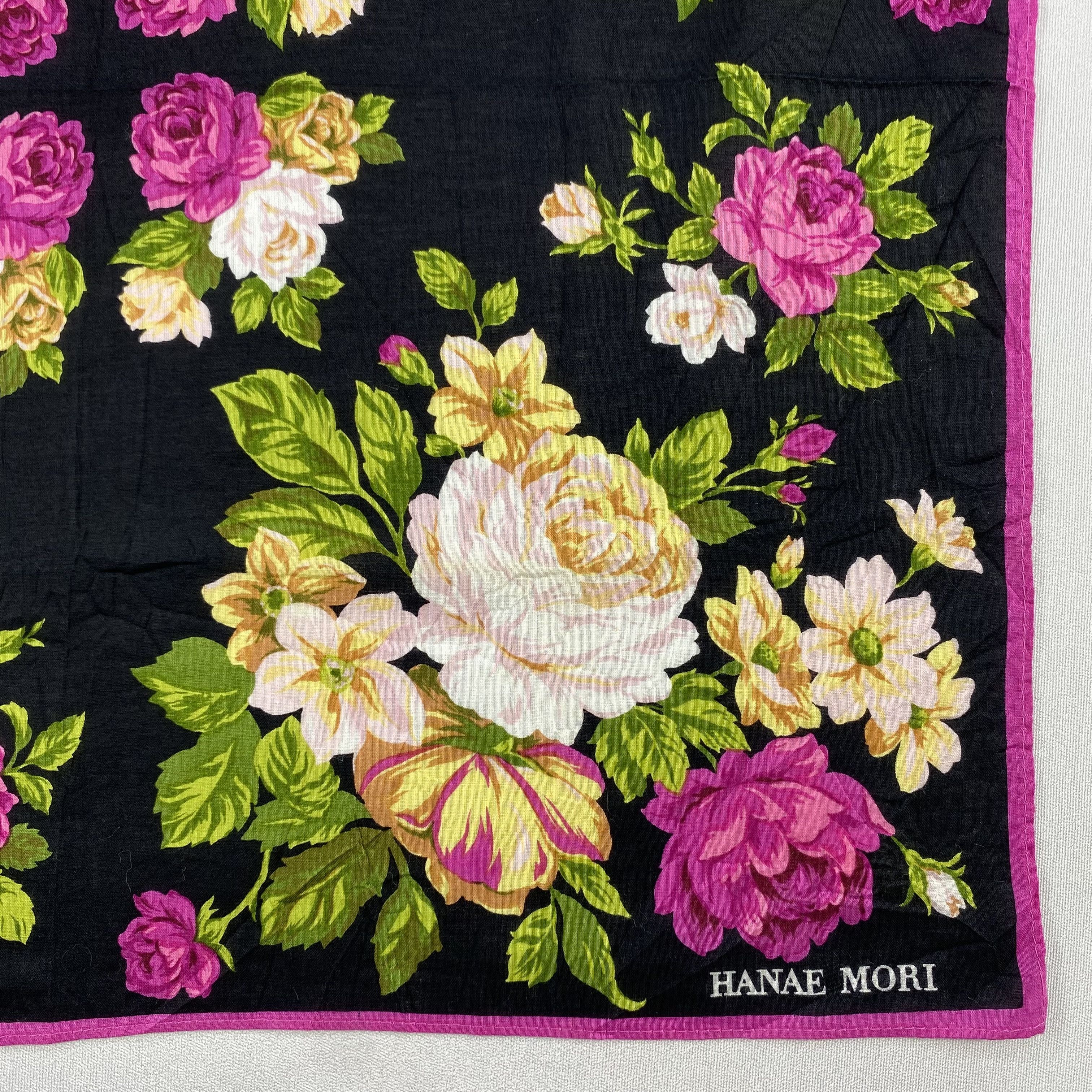 Hanae Mori × Vintage Hanae Mori Bandana/ Handkerchief / Neckerchief Size ONE SIZE - 3 Thumbnail