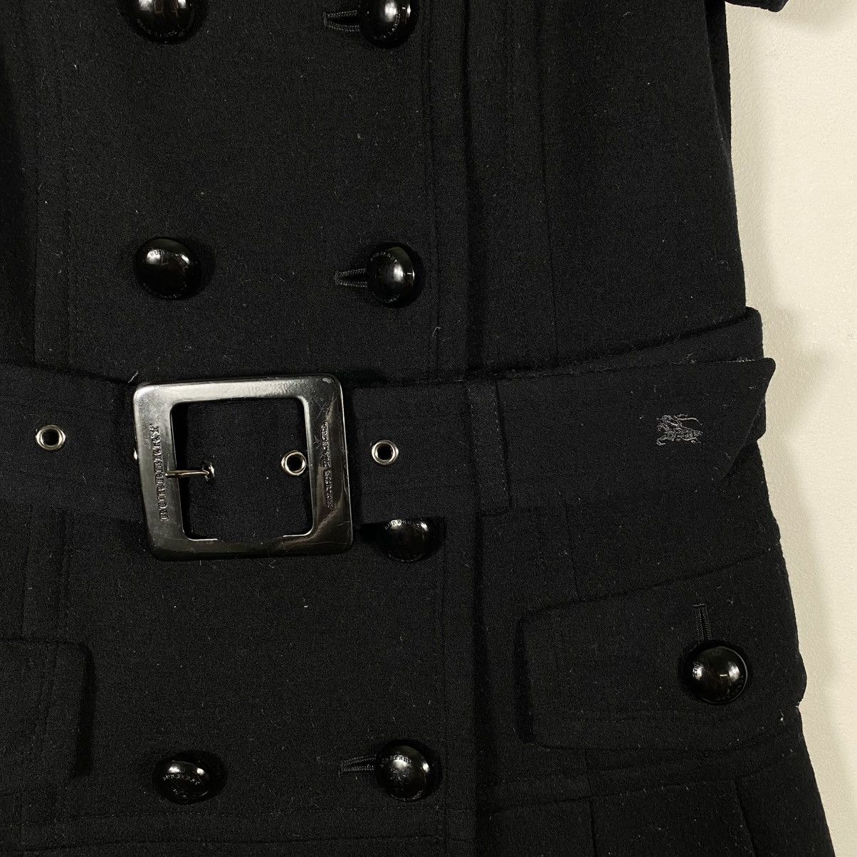 Burberry Burberry Blue Label Dress Wool Button Size 38 Black Color Size XS / US 0-2 / IT 36-38 - 6 Thumbnail