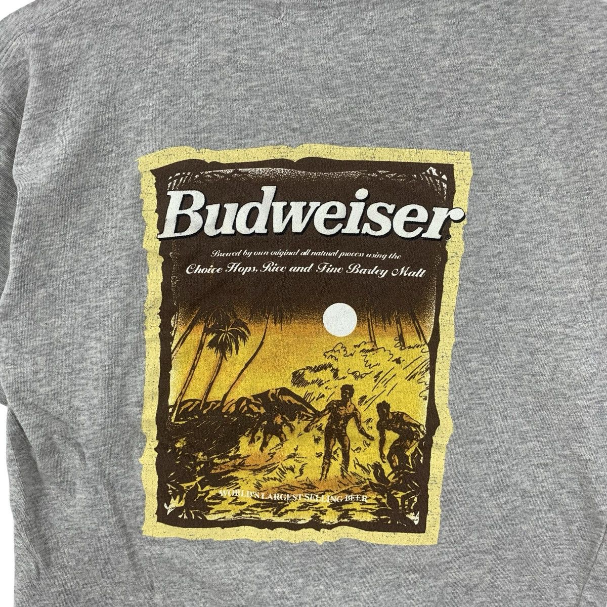 Budweiser Vintage BUDWEISER Sun Stroke Design Tee Shirt Top Size US M / EU 48-50 / 2 - 7 Thumbnail