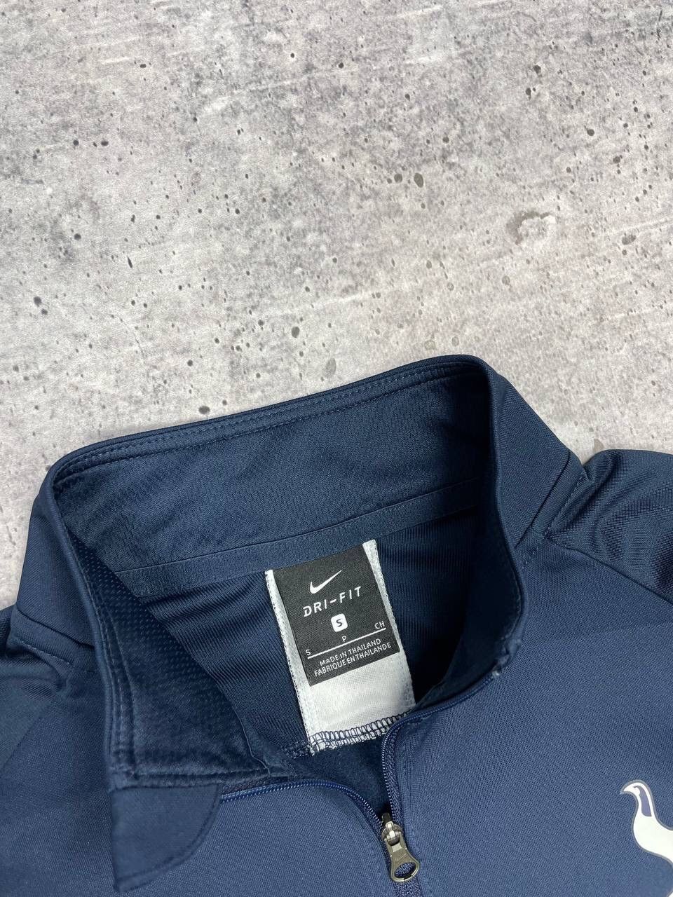 Nike × Vintage Vintage Nike Tottenham Y2K Style Training Zip Sweatshirt Size US S / EU 44-46 / 1 - 9 Thumbnail
