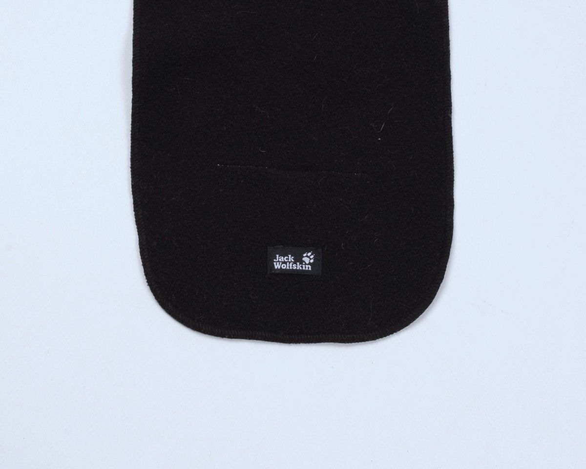 Jack Wolfskin JACK WOLFSKIN kids Paw Black Fleece Scarf Size ONE SIZE - 3 Thumbnail