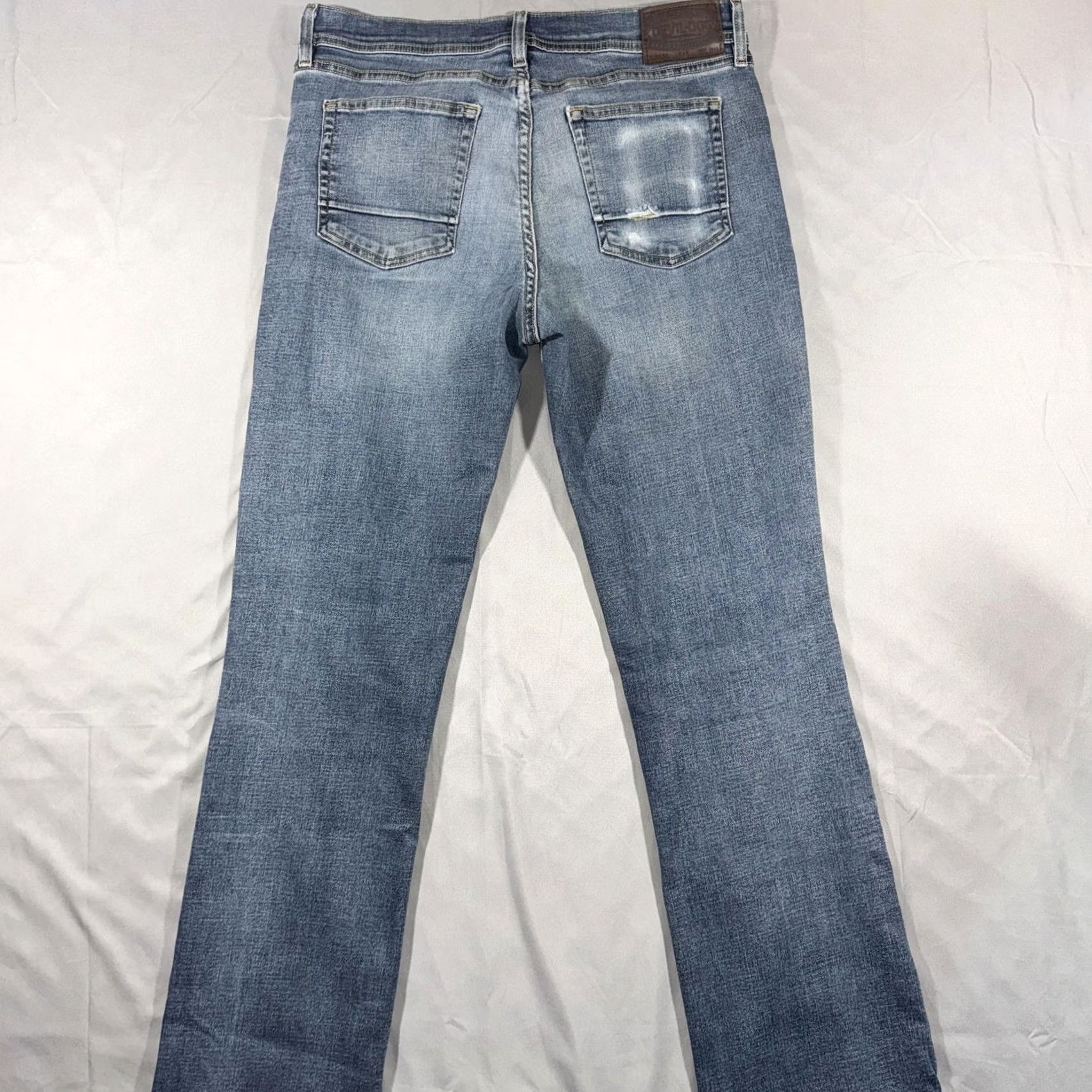 Vintage Devil-Dog Dungarees Jeans Mens 34 Blue Light Wash Straight Leg Denim Pants Regular Size US 34 / EU 50 - 2 Thumbnail