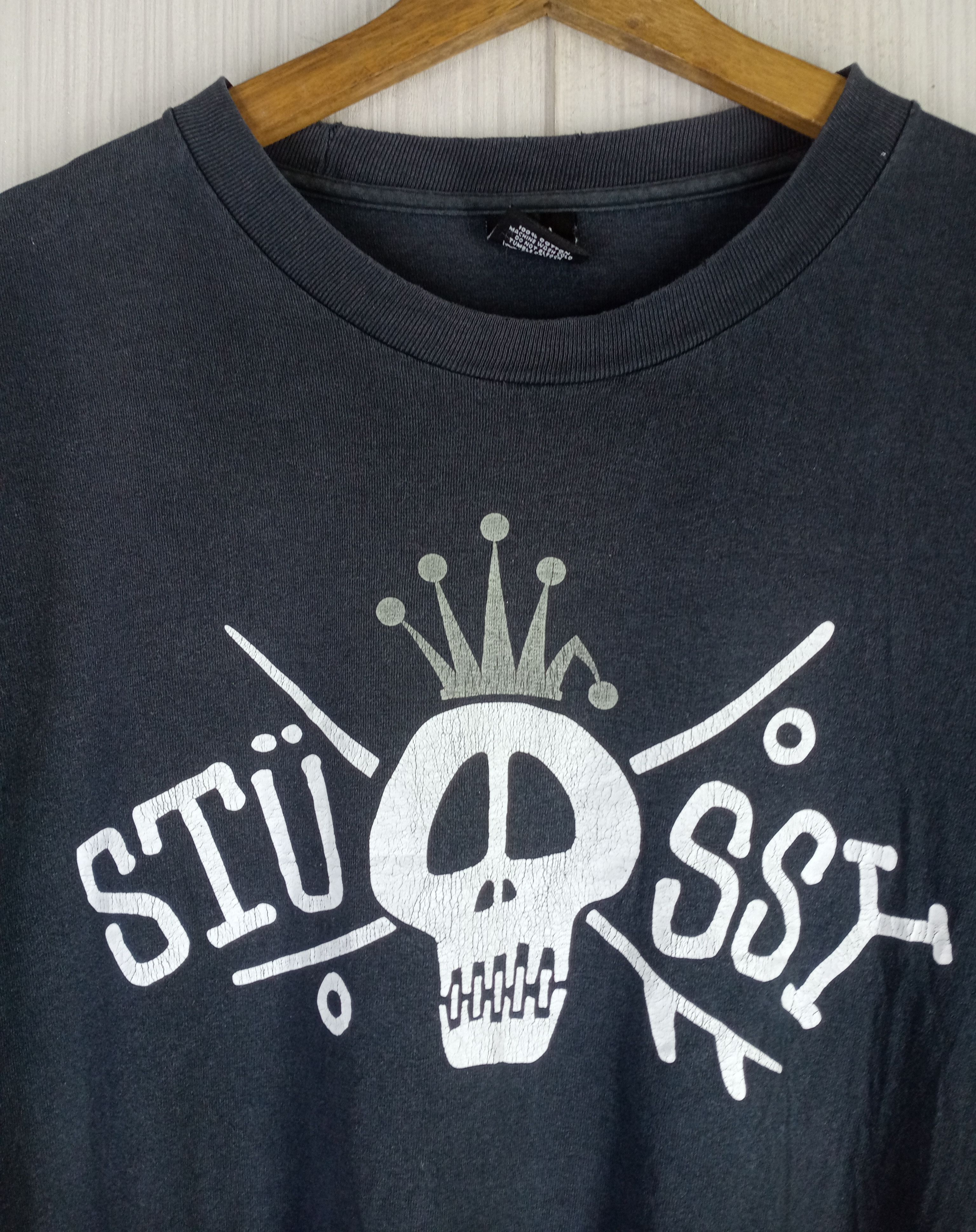 Stussy Rare Vintage Stussy Since 1980 Skull Tshirt Size US XL / EU 56 / 4 - 3 Thumbnail