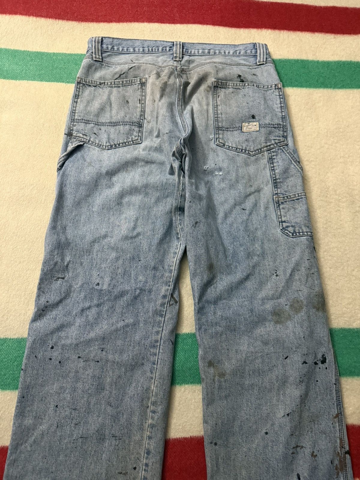 Levi's Levi’s Painter Paint Splatter Helmut Lang Style Mud Jeans Size US 34 / EU 50 - 5 Thumbnail