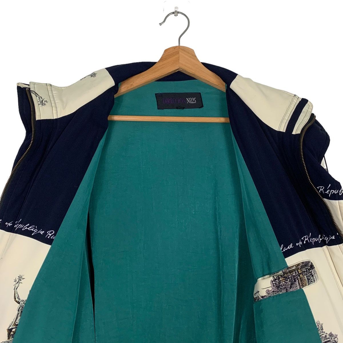 Japanese Brand DIRECCION NO25 PARIS HISTORY FULLPRINT JACKET #0130-C7 Size US M / EU 48-50 / 2 - 11 Thumbnail