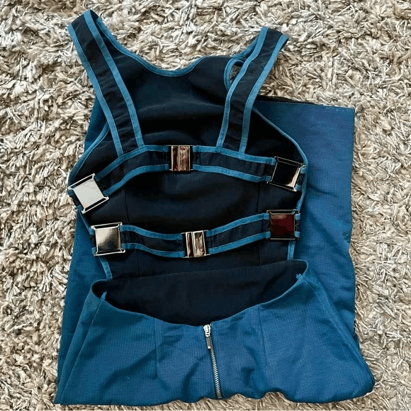 BEC + BRIDGE Bec & Bridge Blue Buckle Midi Dress Size XS / US 0-2 / IT 36-38 - 1 Thumbnail