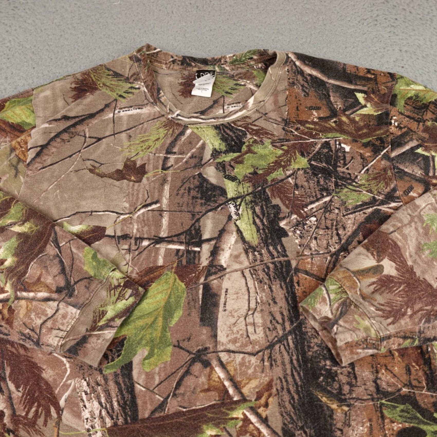 Vintage Code V Camo Shirt Mens Large Brown Green Woodland Camo Long Sleeve Hunting Y2K Size US L / EU 52-54 / 3 - 4 Thumbnail