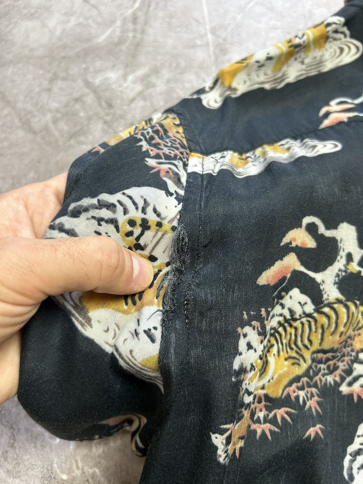 Allsaints Allsaints Tiger crazy Hawaiian shirt Size US XL / EU 56 / 4 - 11 Thumbnail