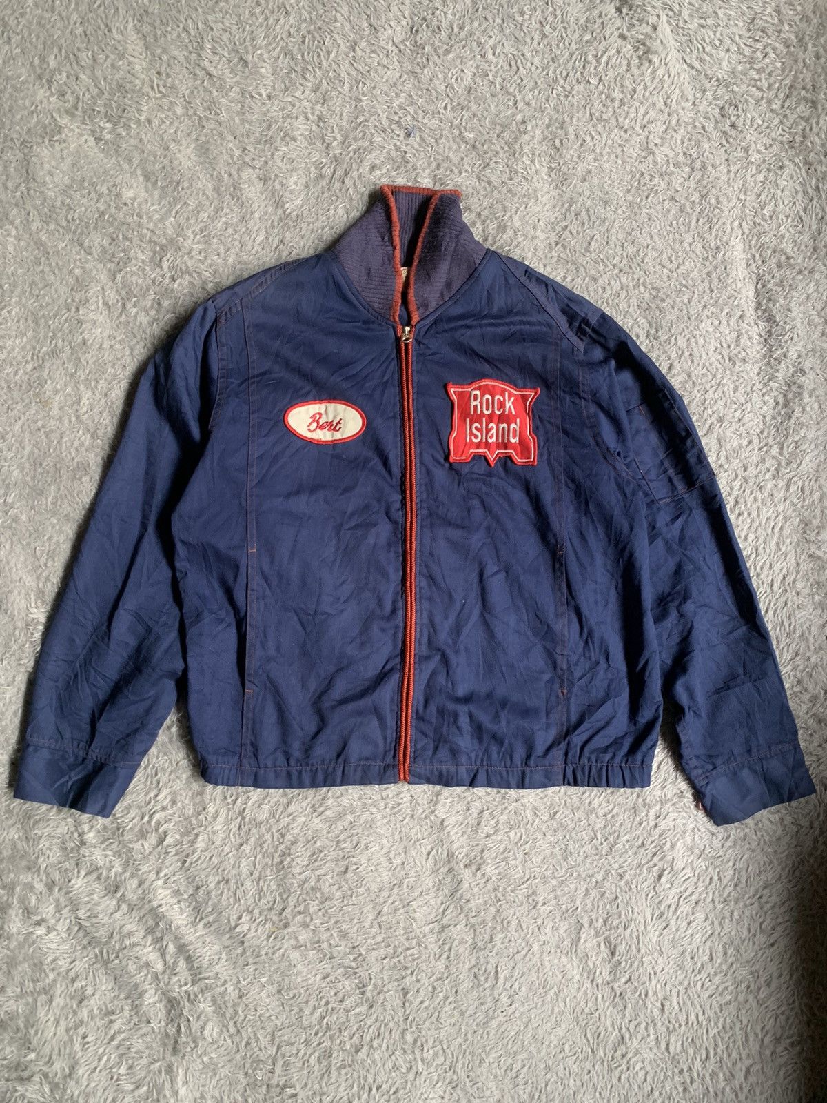 Japanese Brand Vintage Style Eyes Sugar Cane Toyo Enterprise Stadium Jacket Size US M / EU 48-50 / 2 - 1 Thumbnail