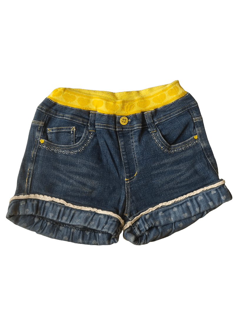 Angel Blue Sweet Dream Denim Shorts – Japan Label – Kawaii Y2K Style Size 26" / US 2 / IT 38 - 4 Thumbnail