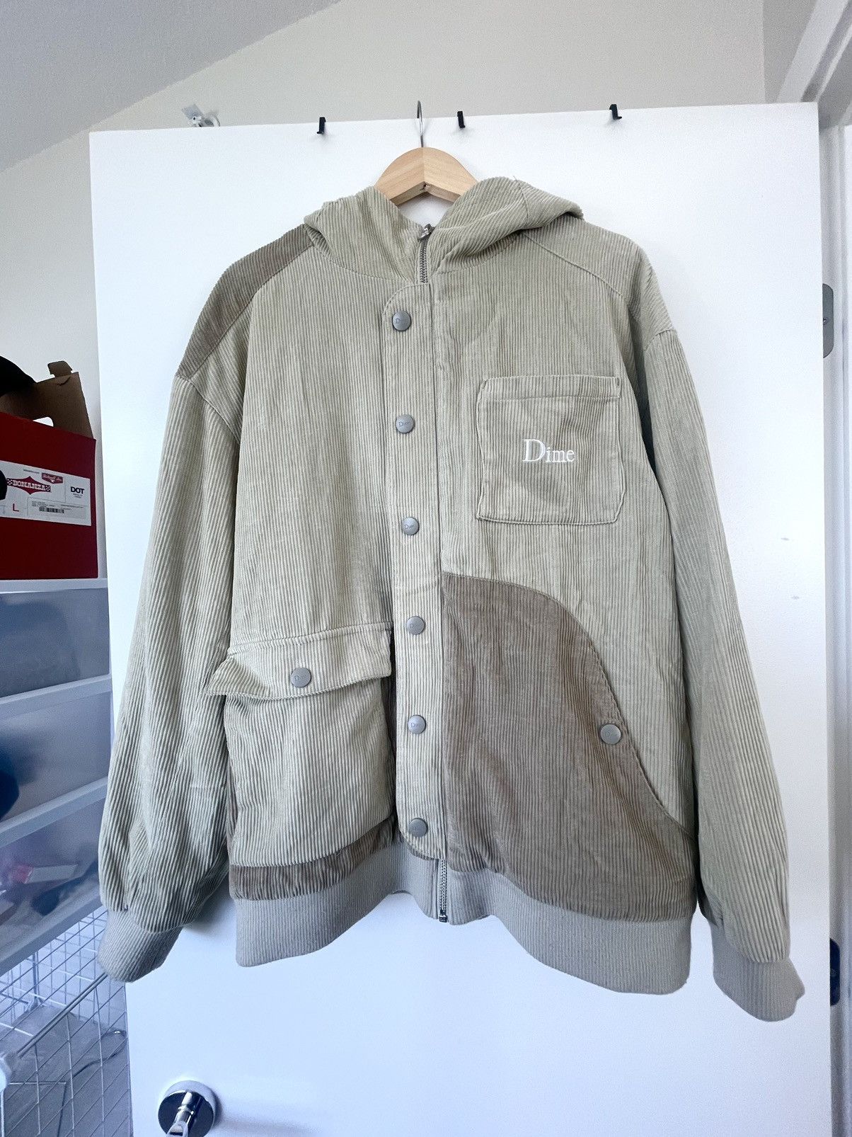 Dime Dime Corduroy Hooded Jacket | Grailed