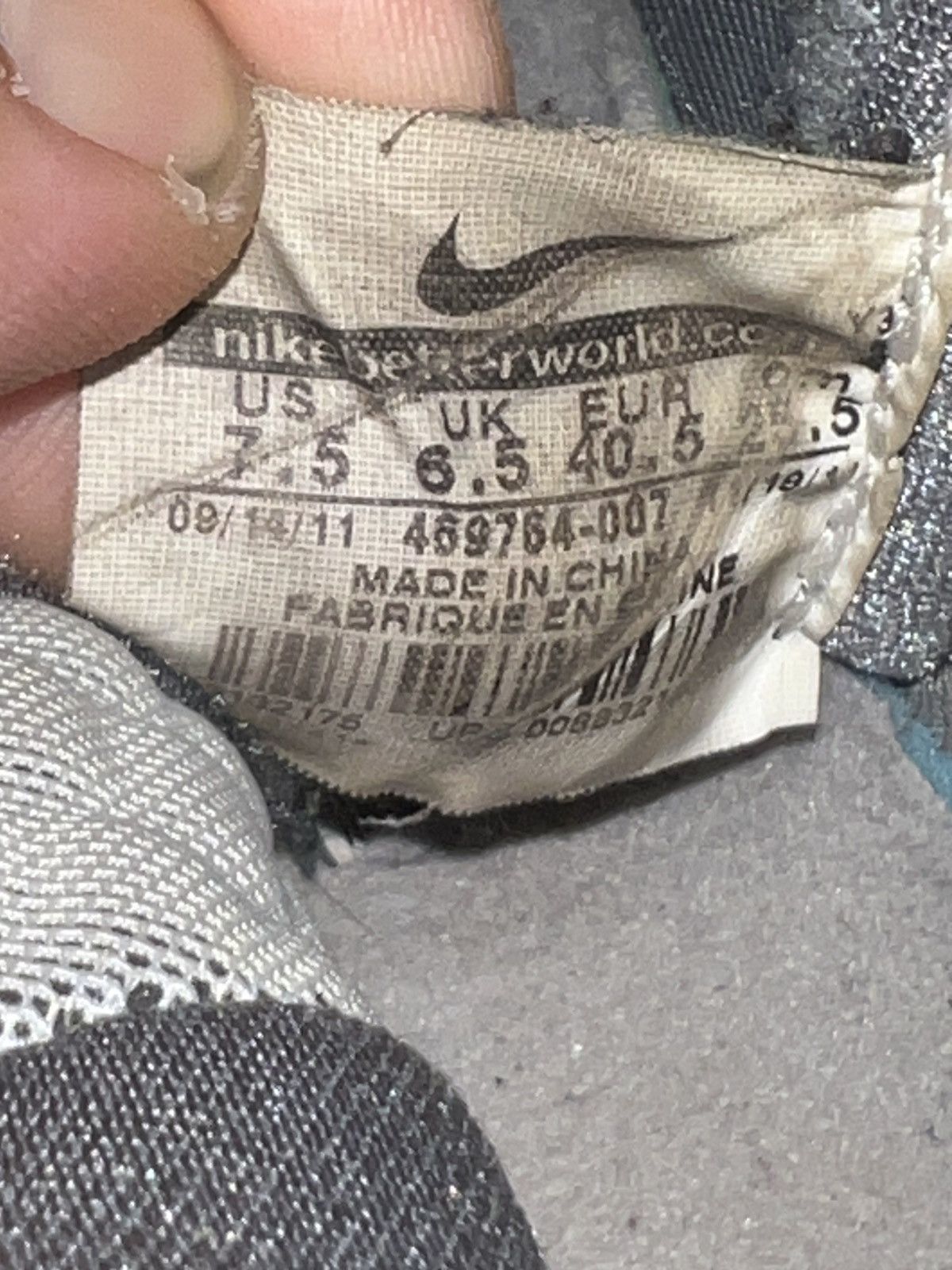 Nike Lebron 9 Cool Grey size 7.5 Size US 7.5 / EU 40-41 - 12 Thumbnail