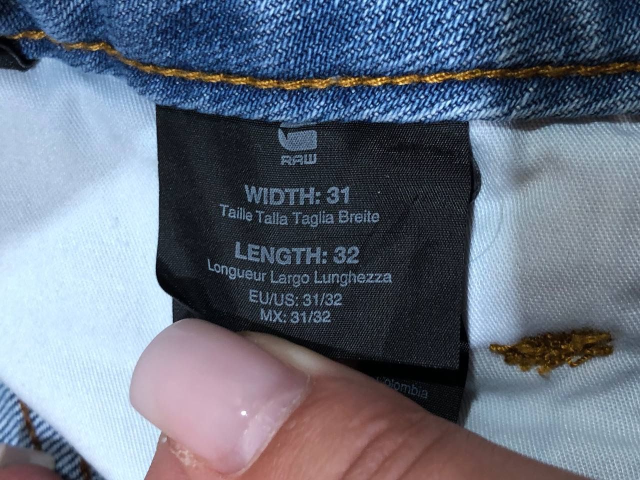 G-Star G-Star Raw ARC 3D Denim Jeans Size US 31 - 2 Thumbnail