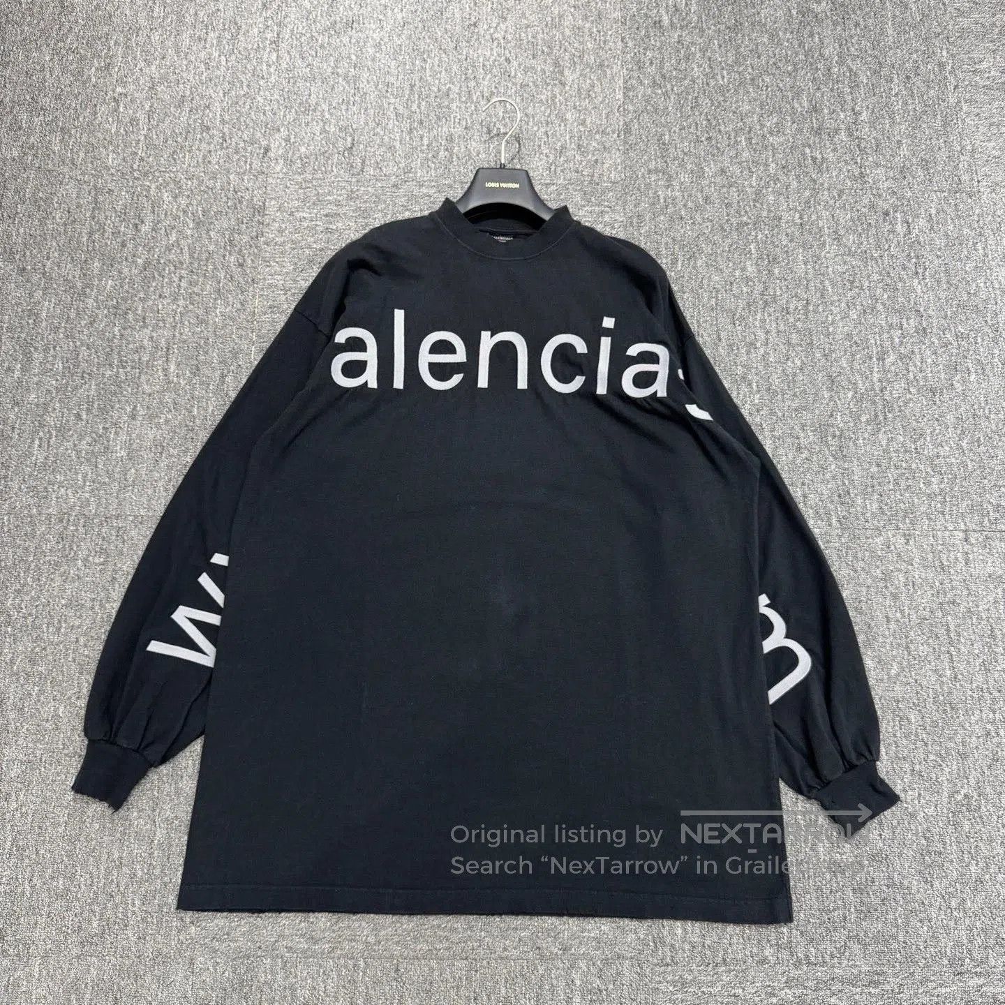 Balenciaga Balenciaga Embroidered Letter Shirt. Size US L / EU 52-54 / 3 - 1 Thumbnail