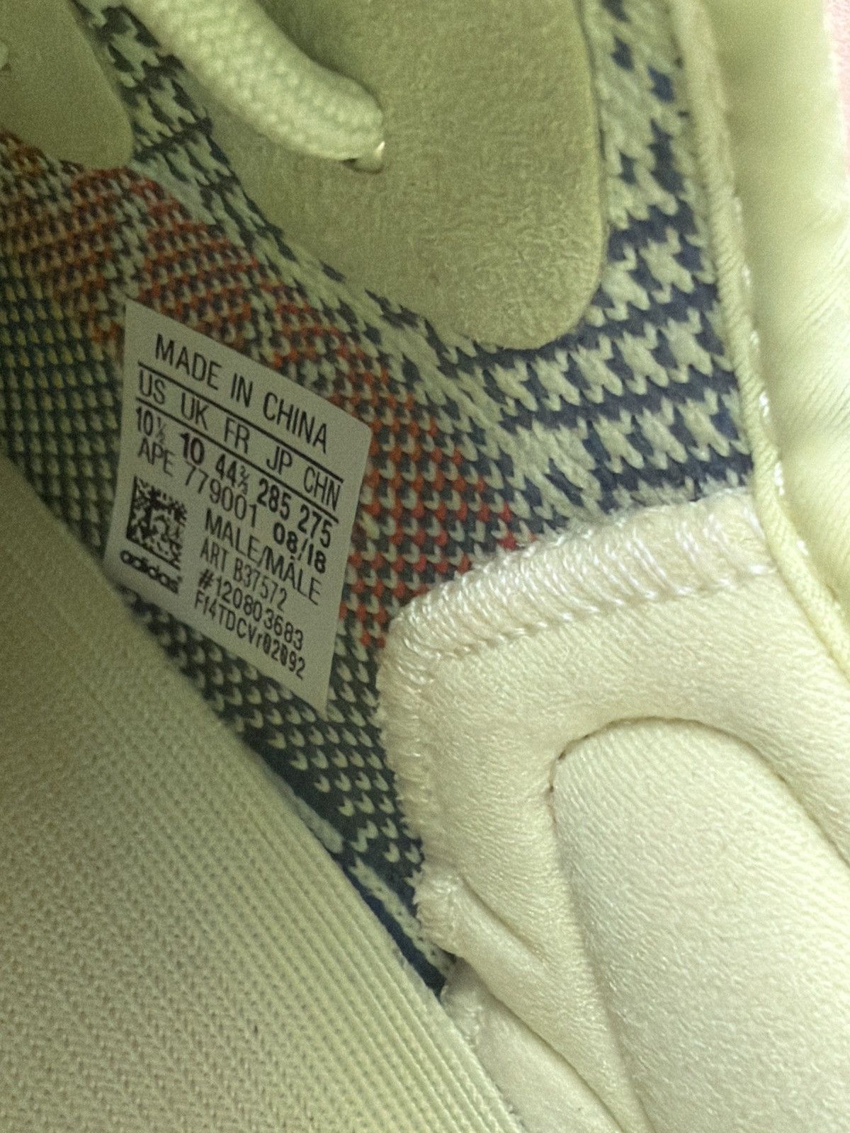 Yeezy Adidas Yeezy Boost 350 V2 Semi Frozen Yellow B37572 Size US 10.5 / EU 43-44 - 5 Thumbnail