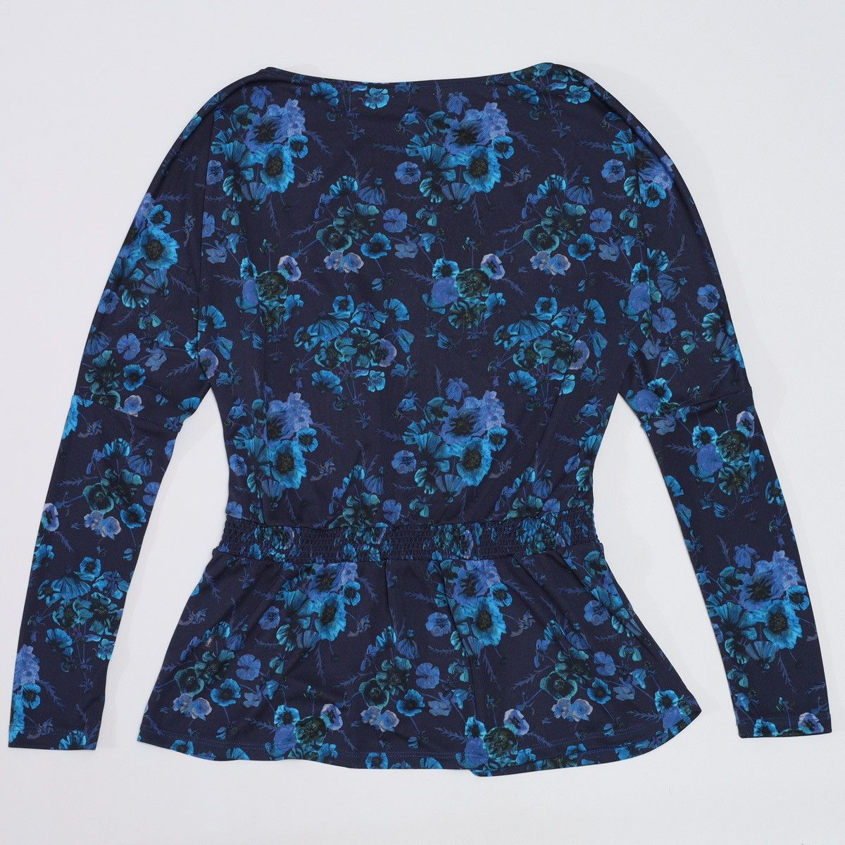 John Galliano Galliano Floral Print Flower Blue Top Longsleeve Blouse Size S / US 4 / IT 40 - 15 Thumbnail