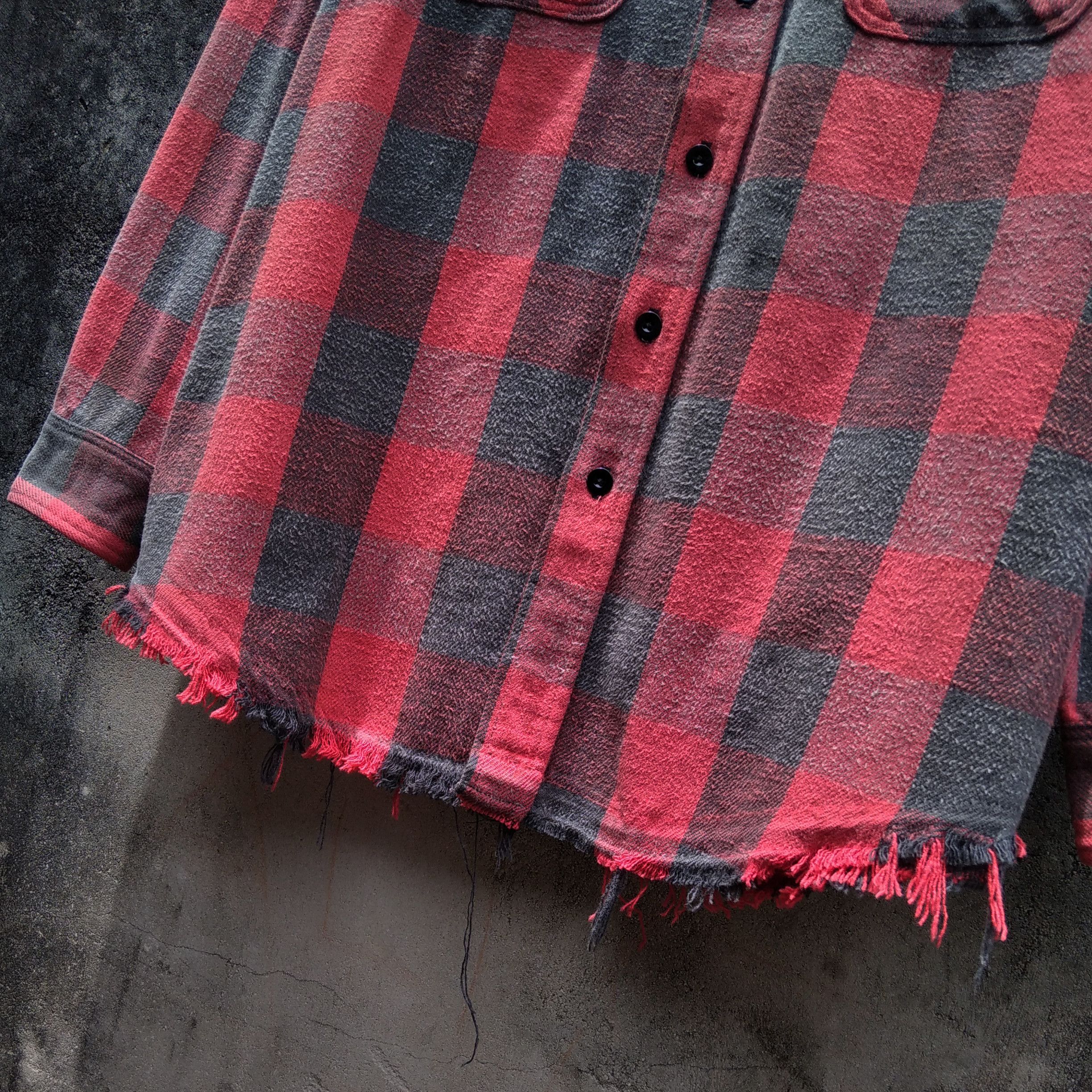 4GSELLER Vintage 90's Flannel Distressed Grunge PRENTISS OUTDOOR Size US L / EU 52-54 / 3 - 3 Thumbnail