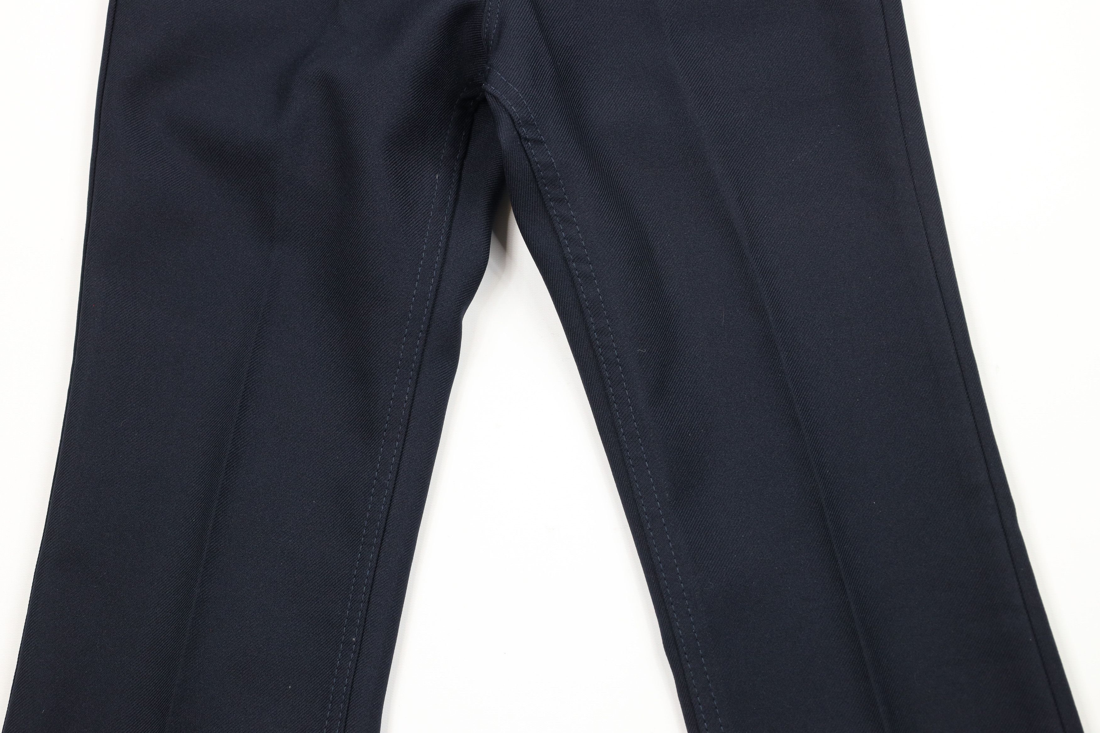 Vintage × Wrangler Vintage 90s Wrangler Flared Bootcut Chino Pants Navy Blue Size US 30 / EU 46 - 3 Thumbnail