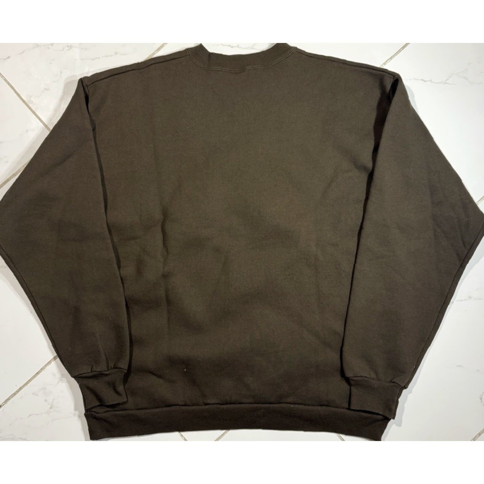 Vintage VINTAGE 90s Duxbak Duck Hunting Graphic Brown Crewneck Sweatshirt Size L USA Size US L / EU 52-54 / 3 - 7 Thumbnail