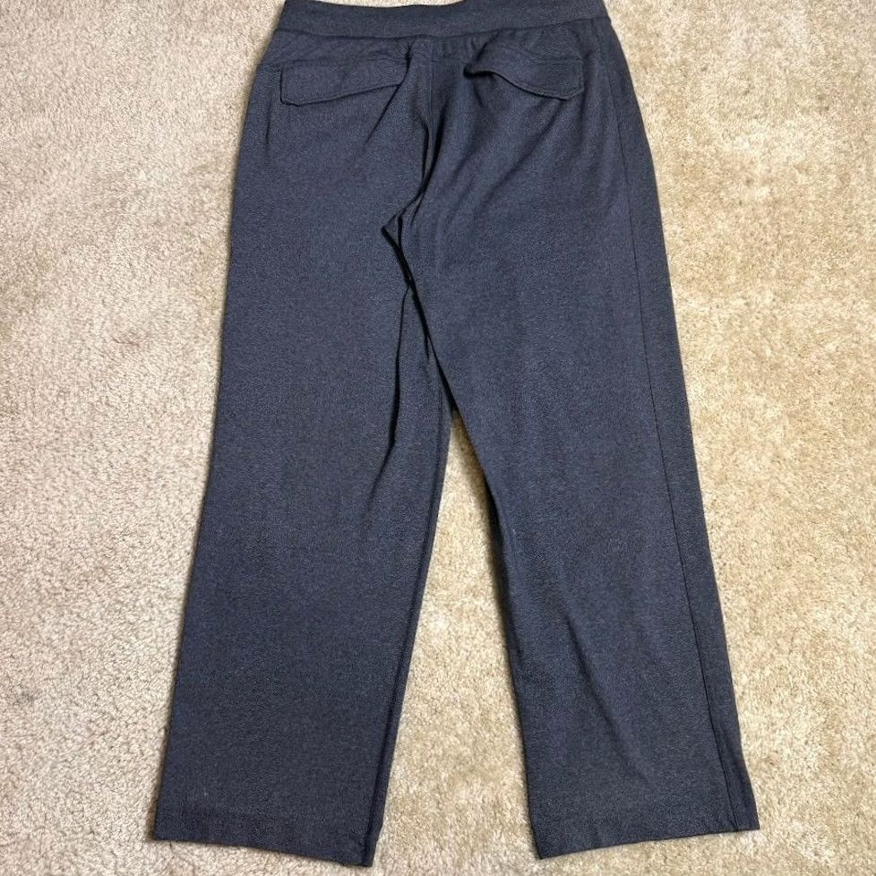 Lululemon Lululemon Pants Women’s Gray Wide-Leg Pull On Stretch Lounge Activewear Flaps L Size 36" / US 14 / IT 50 - 2 Thumbnail