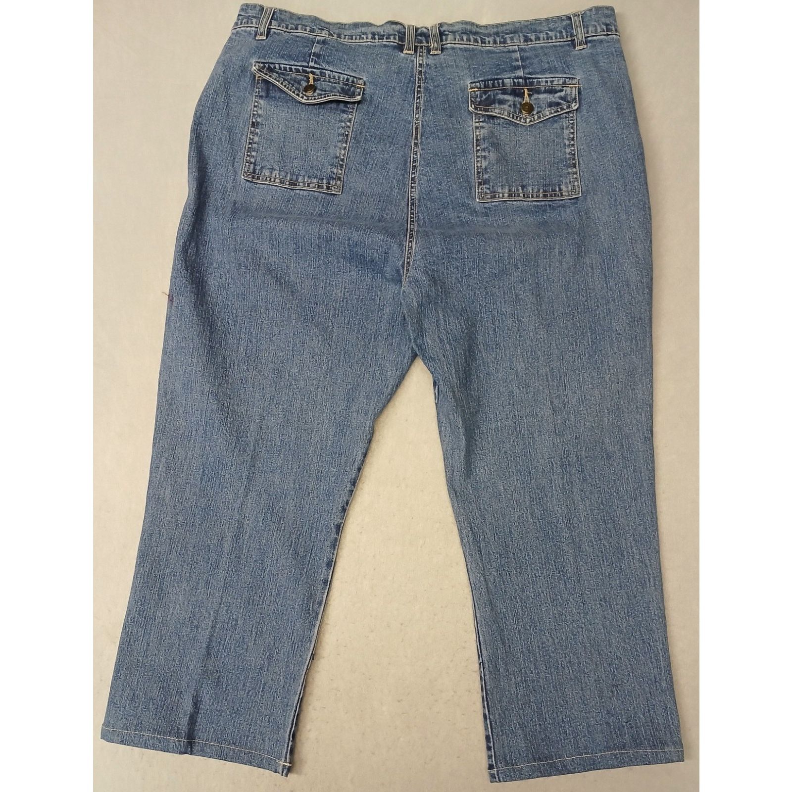 Other Crazy Horse (18) Womens Straight Stretch Blue Denim Jeans Size 40" / US 18 - 7 Thumbnail