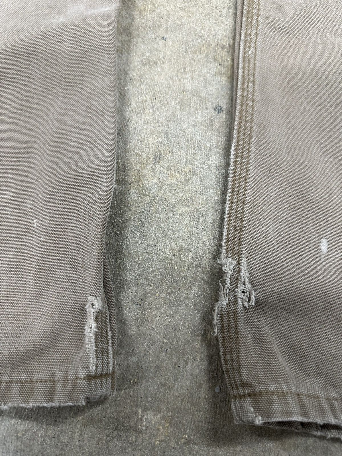Carhartt × Vintage Crazy Y2K Brown Carhartt Dungaree Workwear Pants 32x32 Size US 32 / EU 48 - 4 Thumbnail