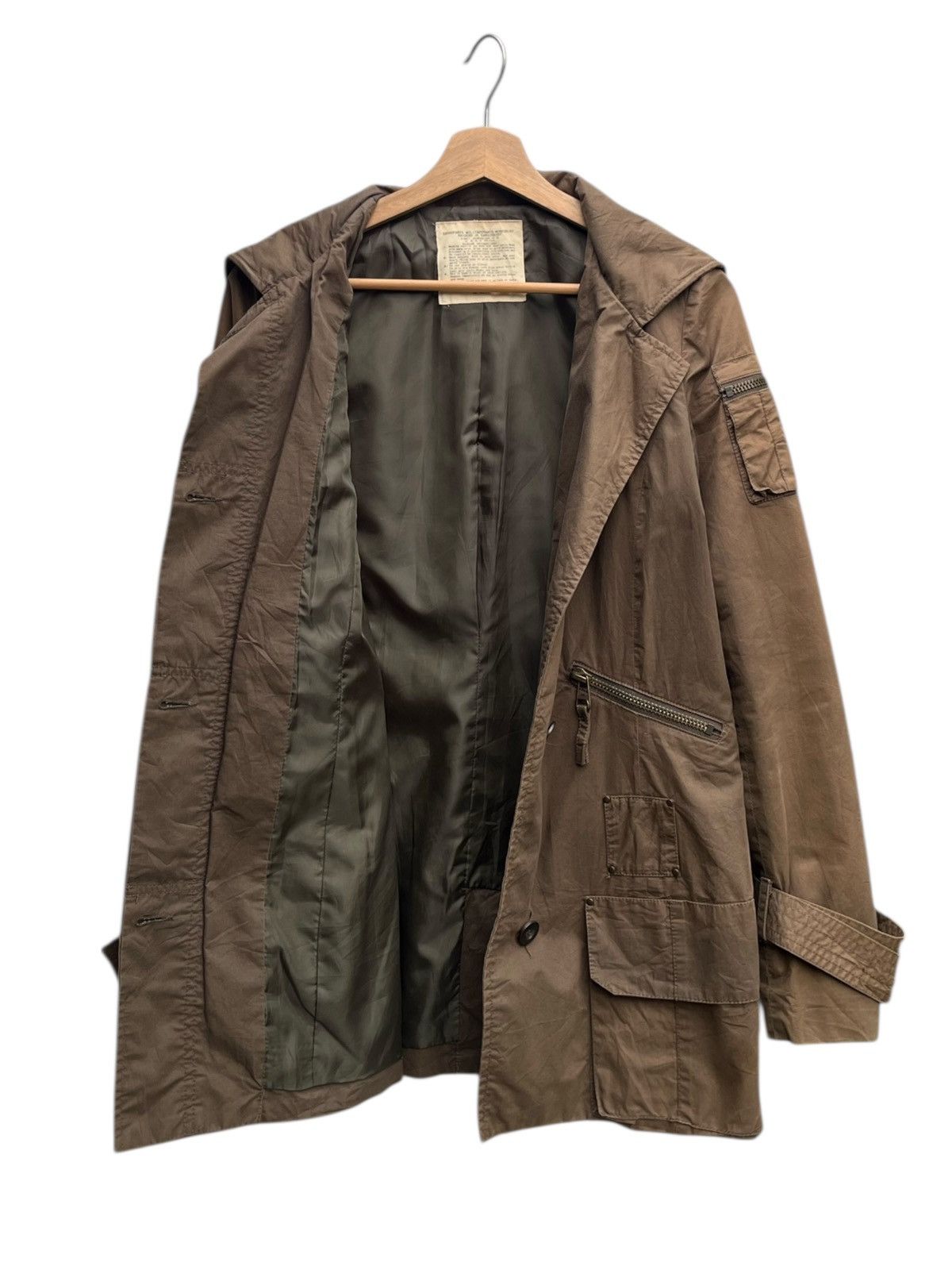 GOA GOA Military Avant Garde Jacket Olive Unisex Size US XS / EU 42 / 0 - 4 Thumbnail