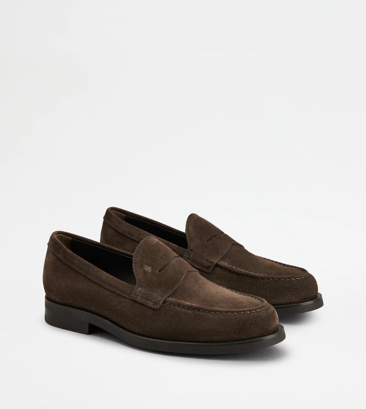 Tod's Tods Brown Suede Loafer size 7 Size US 7 / EU 40 - 1 Thumbnail