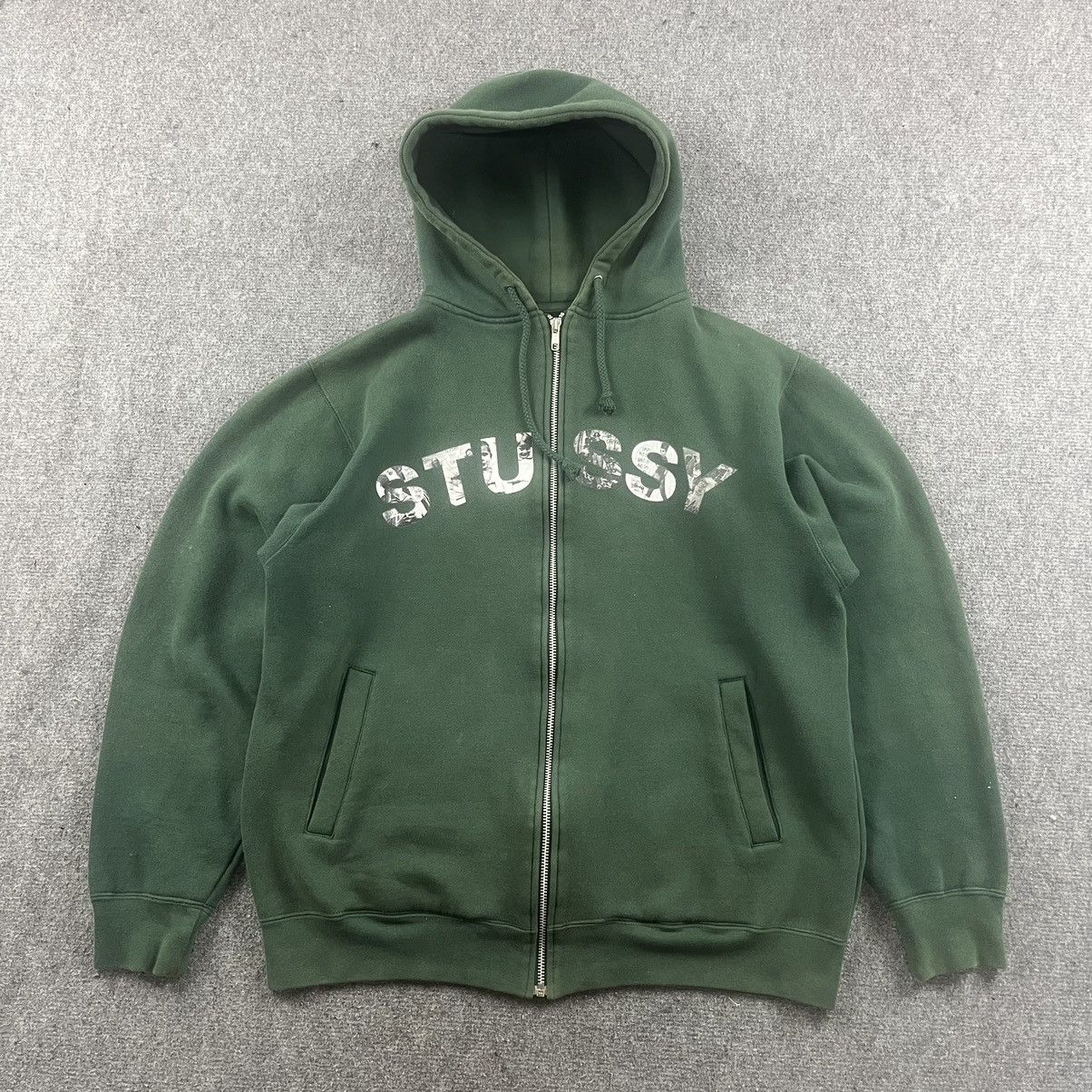 Other Vintage Stussy Spellout Zipper Hoodie Jacket Size US L / EU 52-54 / 3 - 1 Thumbnail