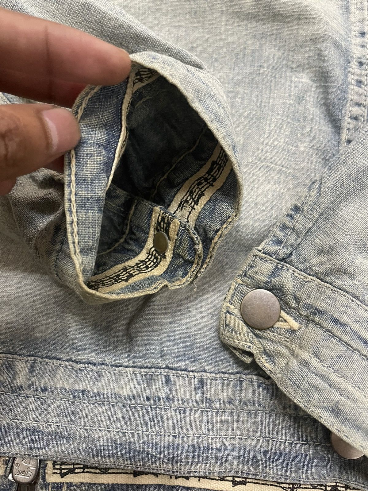 Number (N)ine Number(N)ine Denim Zip Up Jacket Size US M / EU 48-50 / 2 - 4 Thumbnail