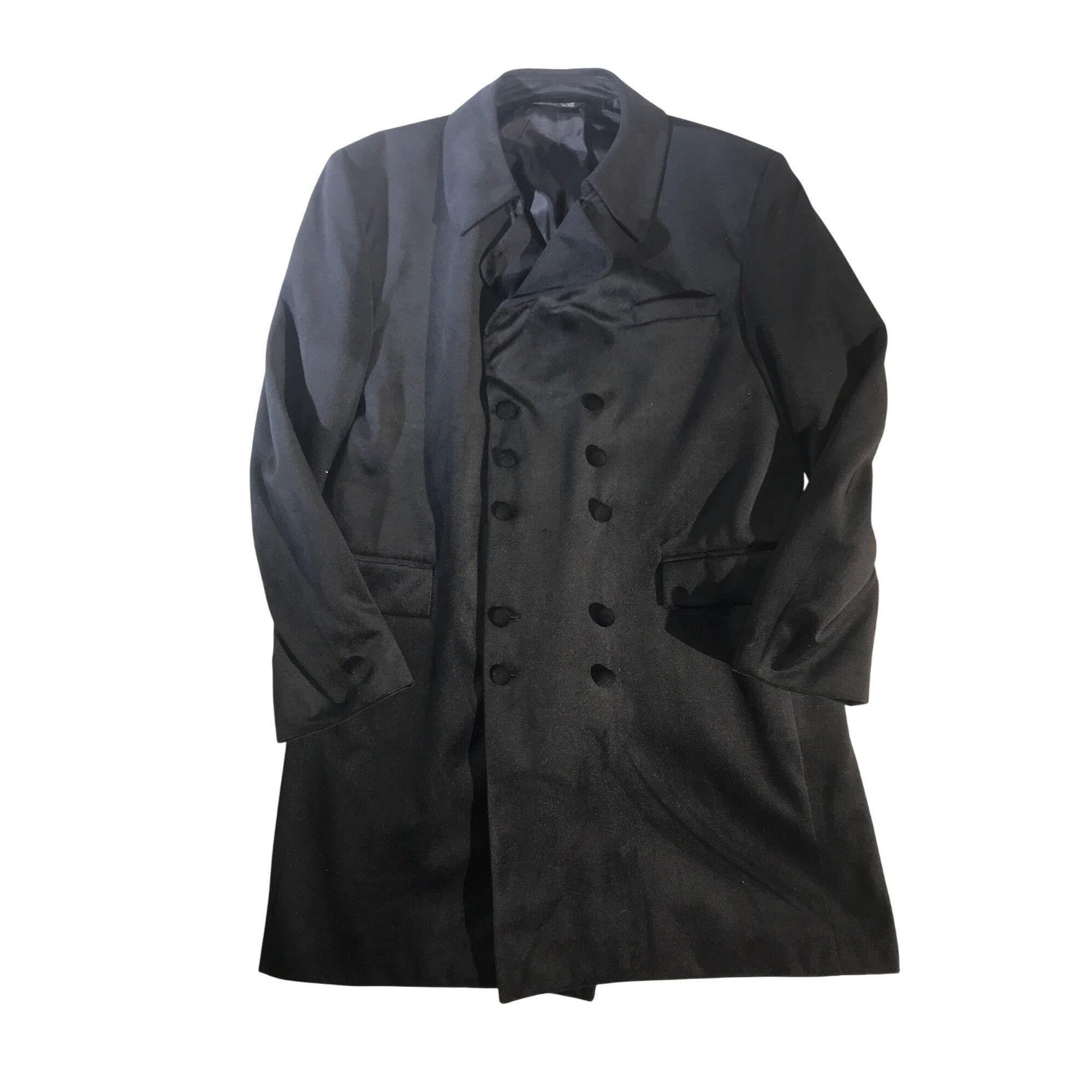 Falcone Falcone Men's Black Velvet Duster Car Coat Blazer Jacket Size US S / EU 44-46 / 1 - 1 Thumbnail