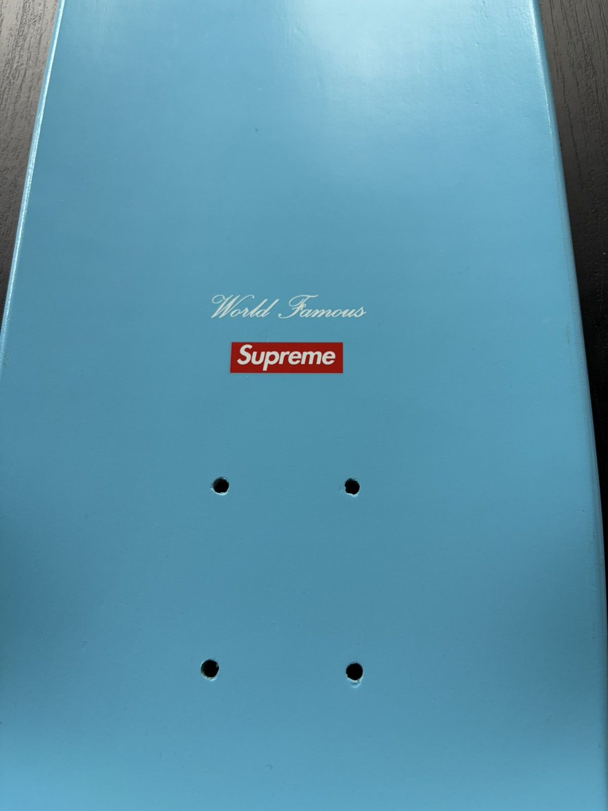 Supreme Supreme Motion Logo Cruiser Skateboard Deck Blue Size ONE SIZE - 4 Thumbnail
