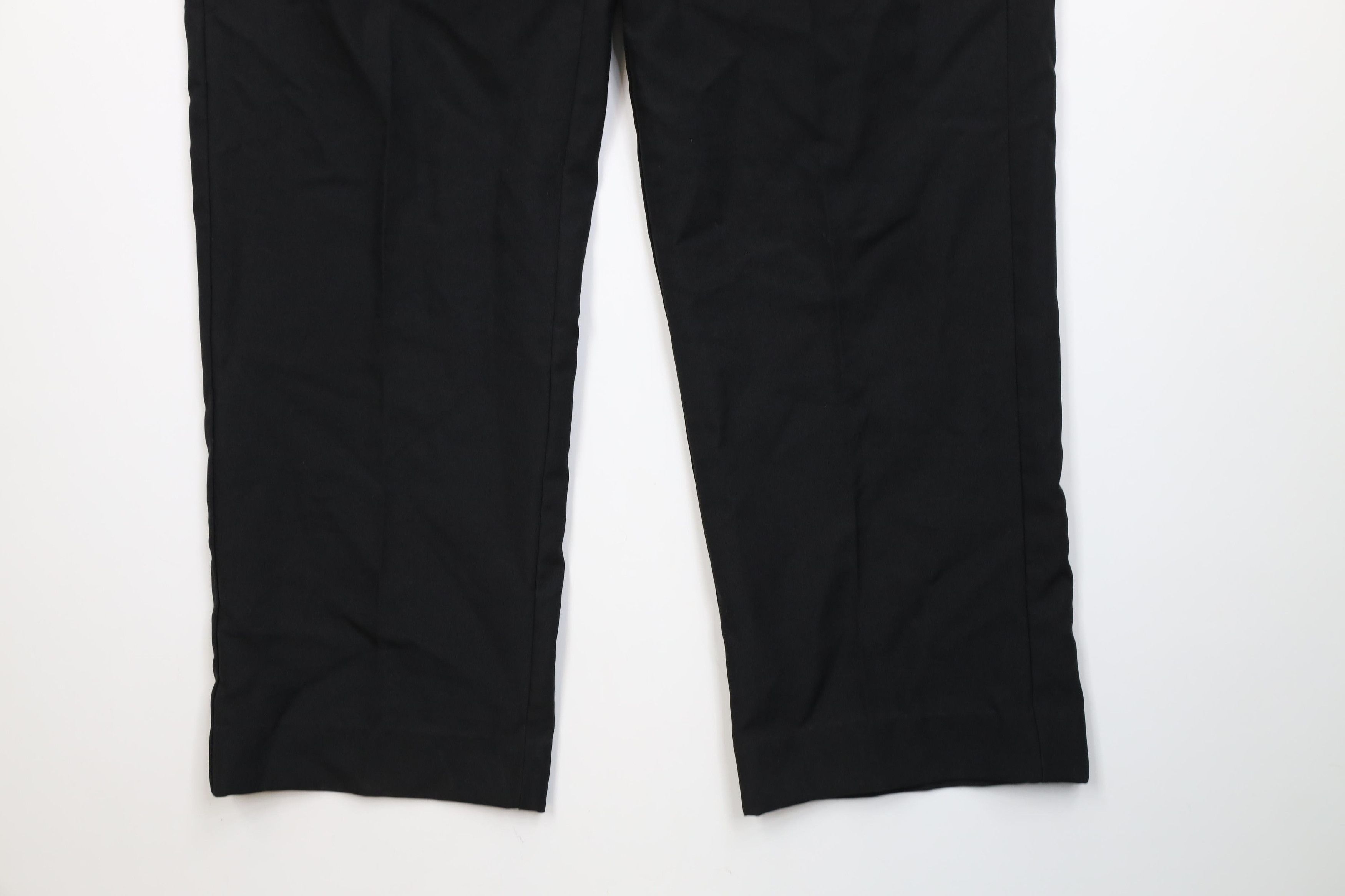 Vintage Vintage 90s Streetwear Knit Chino Pants Trousers Black Size US 30 / EU 46 - 4 Thumbnail