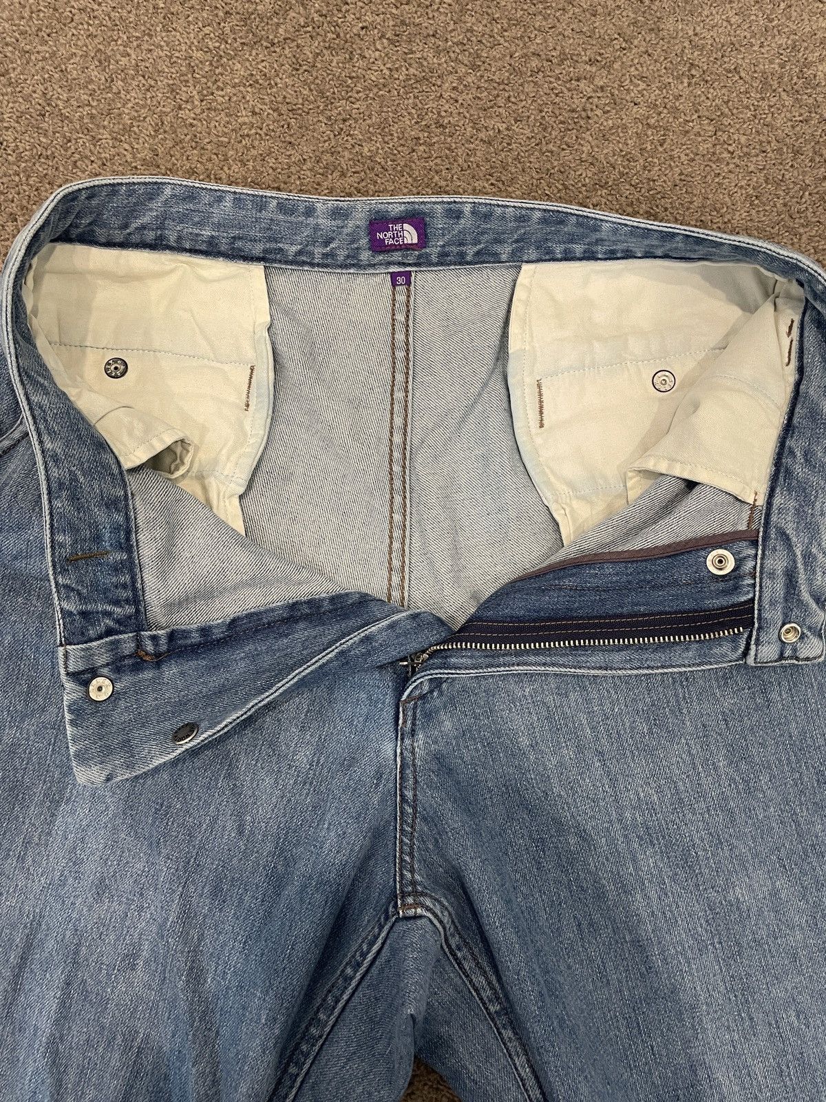 Nanamica × The North Face × The North Face Purple Label The North Face Purple Label Denim Wide Tapered Field Pants Size US 30 / EU 46 - 5 Thumbnail
