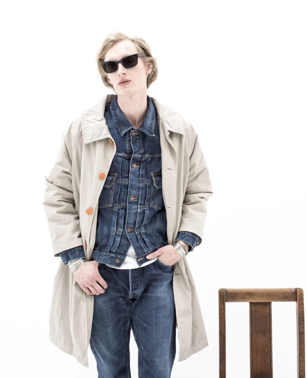 Visvim Visvim F/W’17 SS 101 Damaged Denim Jacket Size US M / EU 48-50 / 2 - 1 Thumbnail